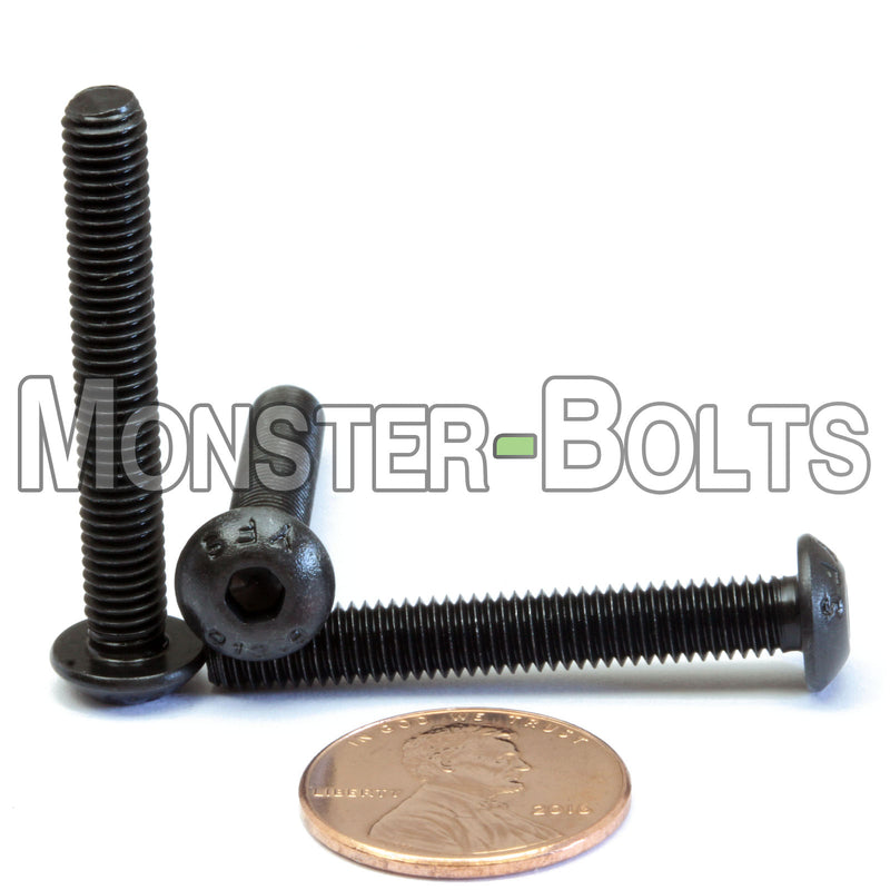 Bulk M5 Button Head Socket Cap screws, 12.9 Alloy Steel w/ Black Oxide