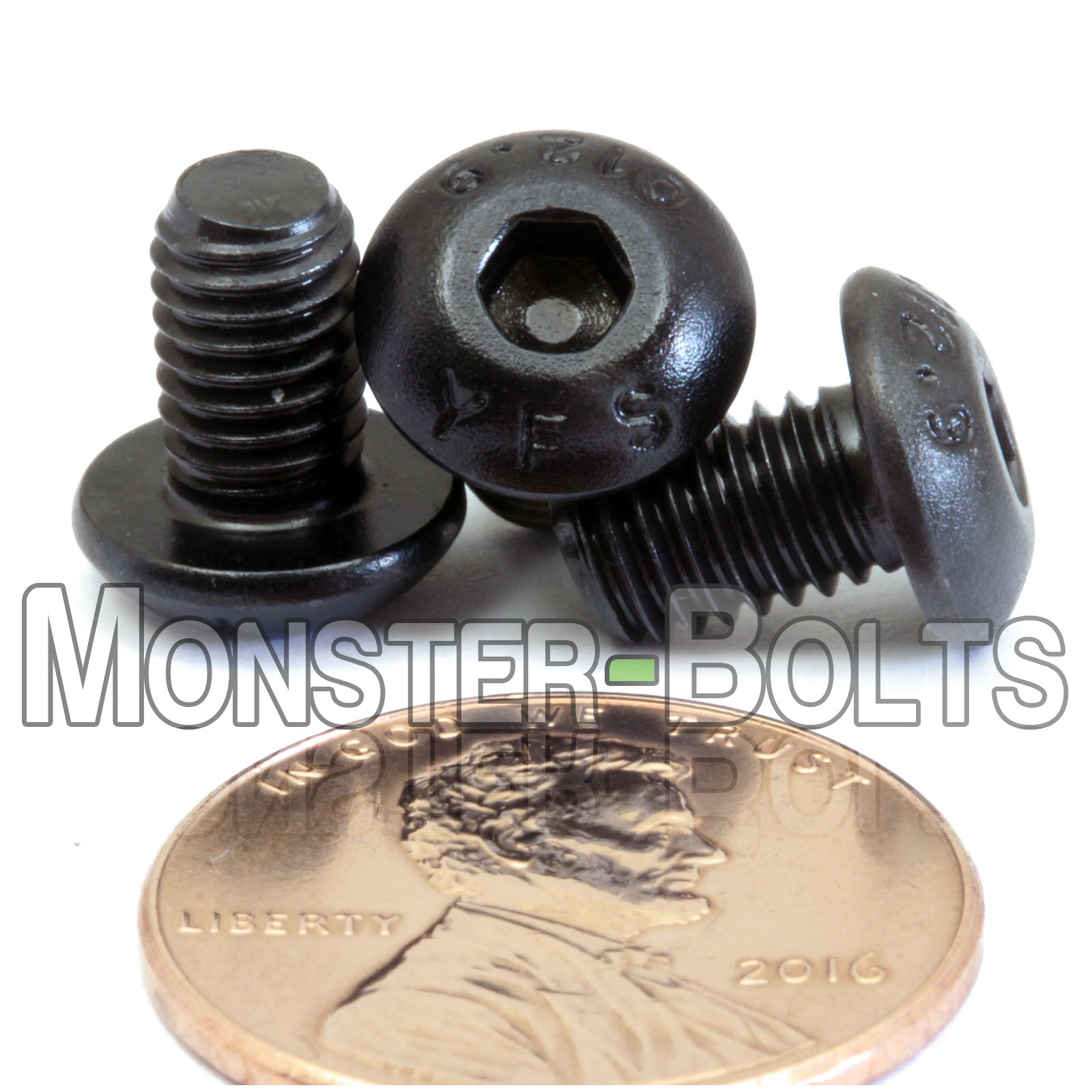 Bulk M5 Button Head Socket Cap screws, 12.9 Alloy Steel w/ Black Oxide