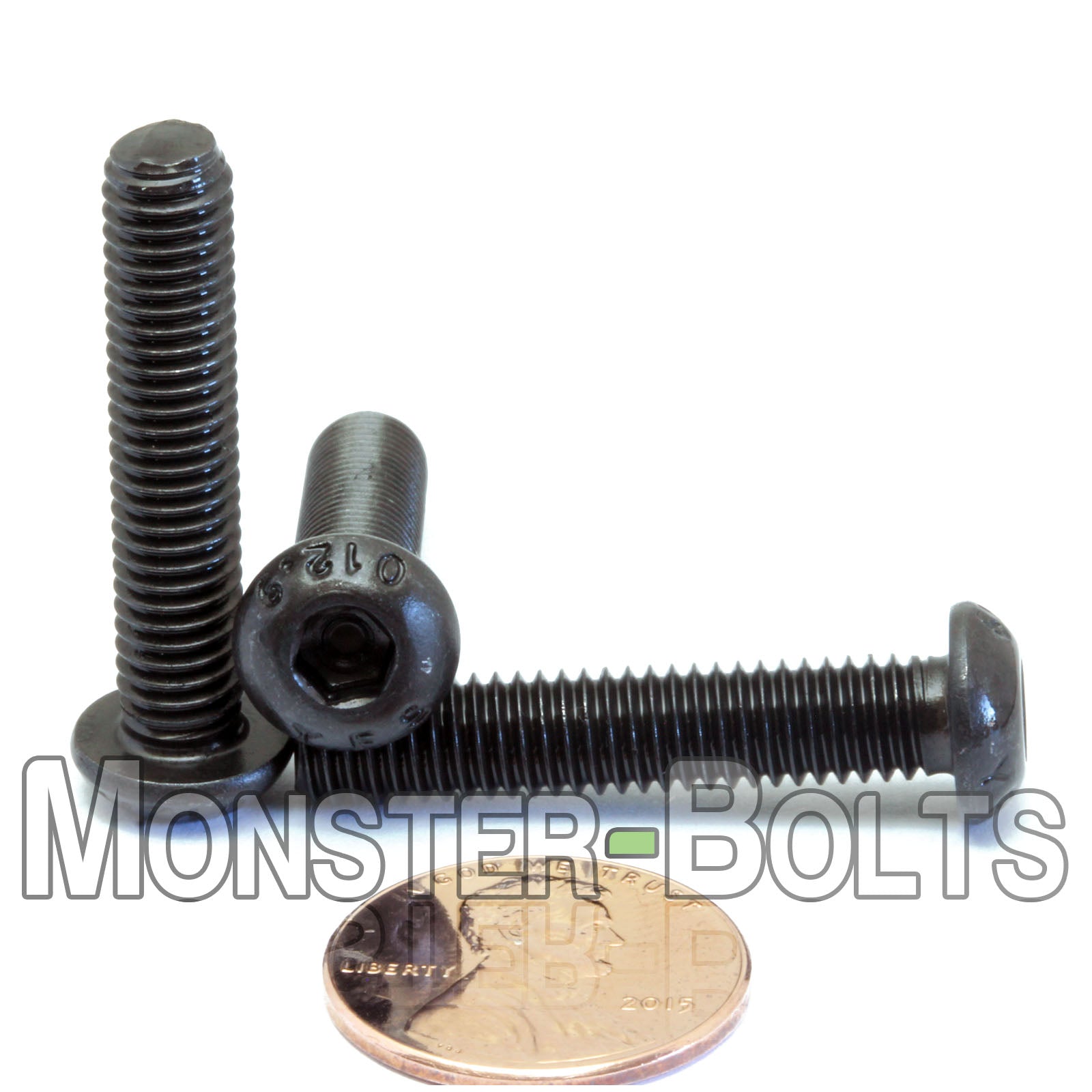 Bulk M6 Button Head Socket Cap screws, 12.9 Alloy Steel w/ Black Oxide