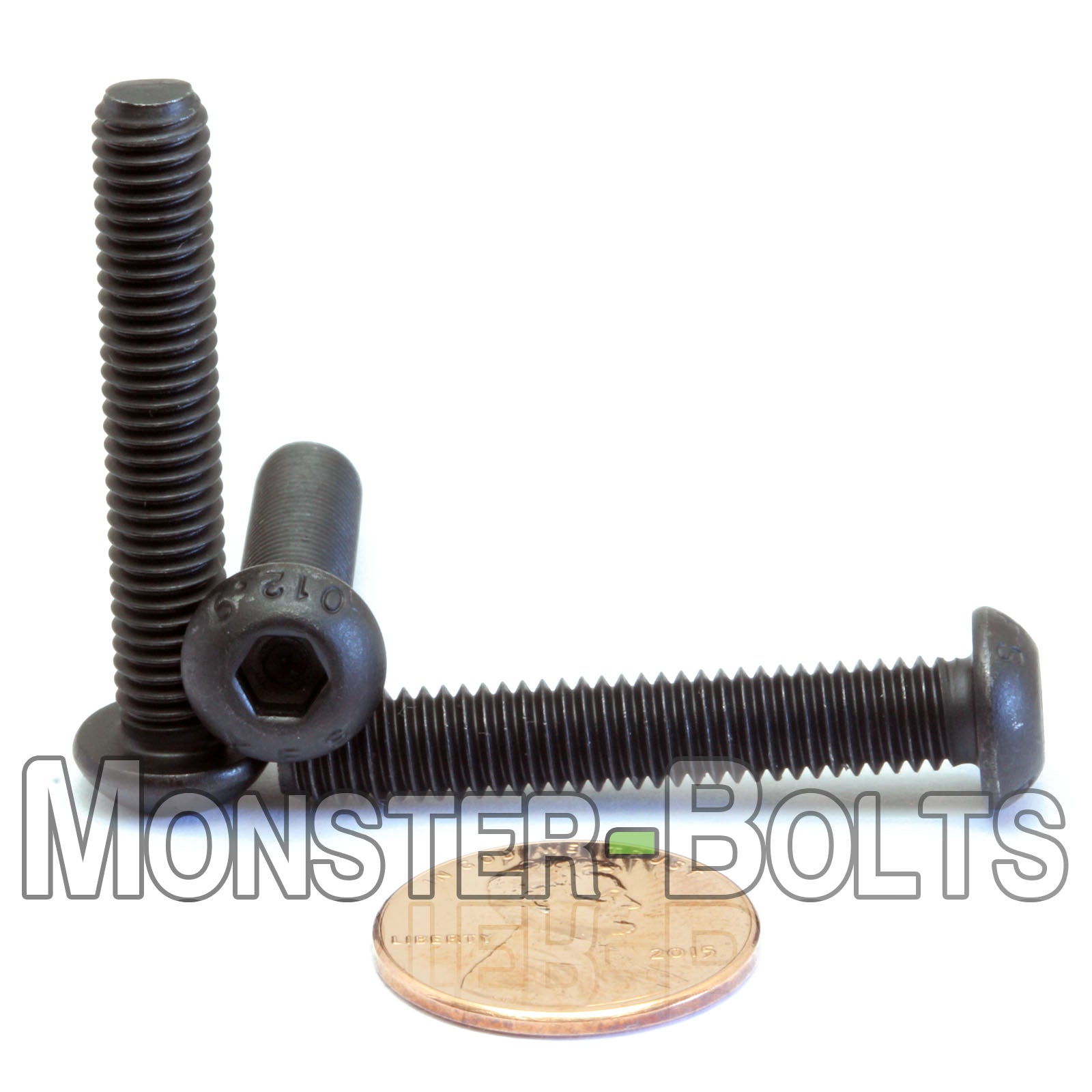 Bulk M6 Button Head Socket Cap screws, 12.9 Alloy Steel w/ Black Oxide