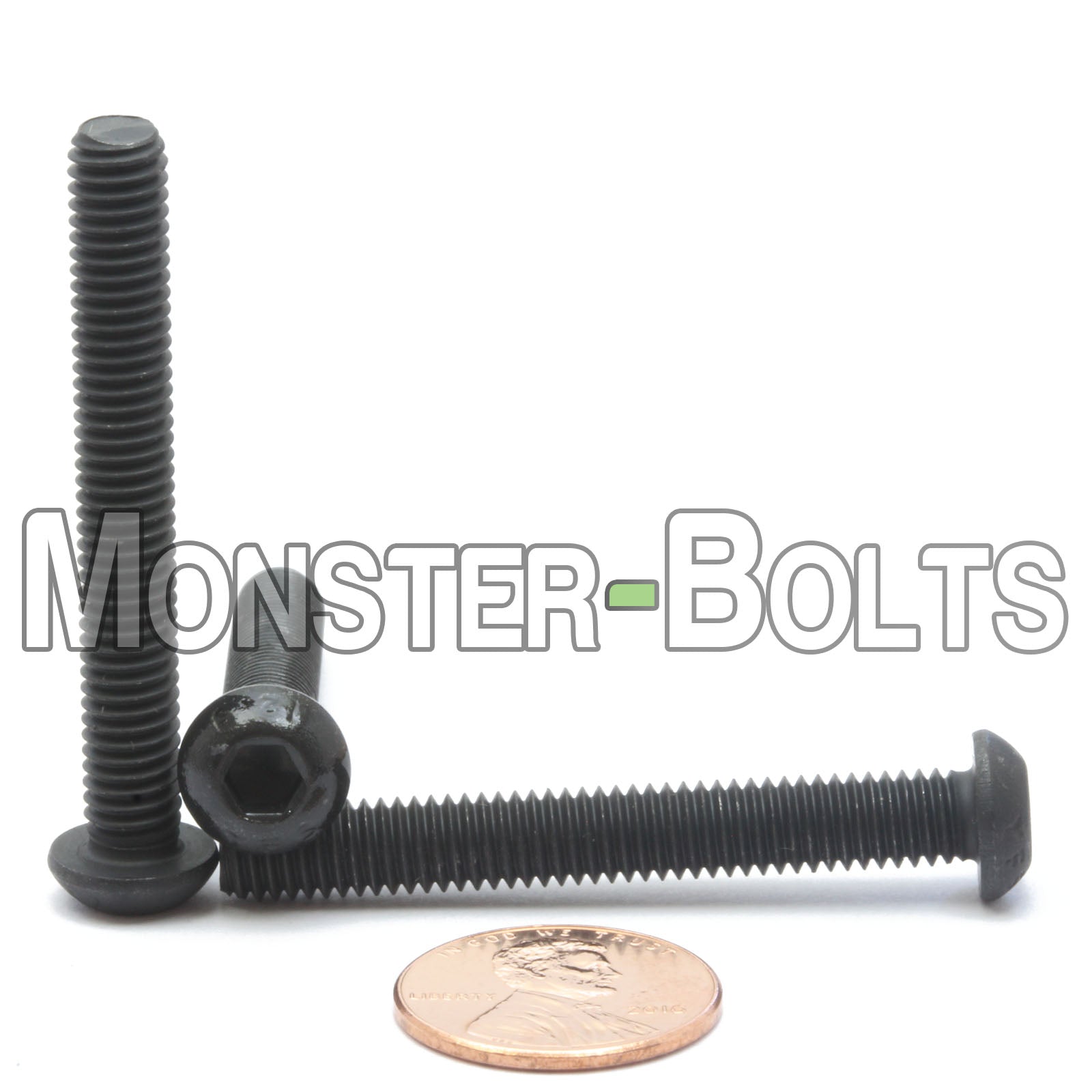 Bulk M6 Button Head Socket Cap screws, 12.9 Alloy Steel w/ Black Oxide