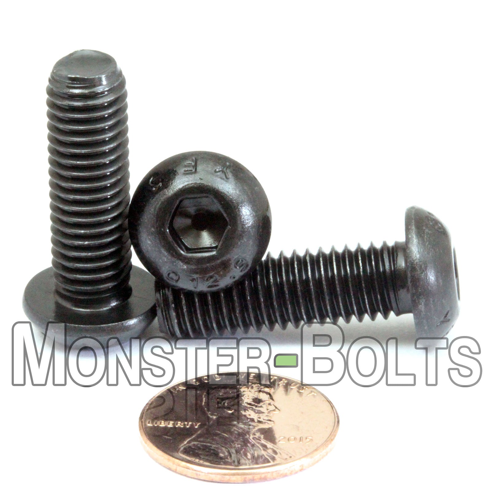 Bulk M8 Button Head Socket Cap screws, 12.9 Alloy Steel w/ Black Oxide