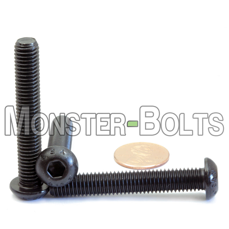 Bulk M8 Button Head Socket Cap screws, 12.9 Alloy Steel w/ Black Oxide