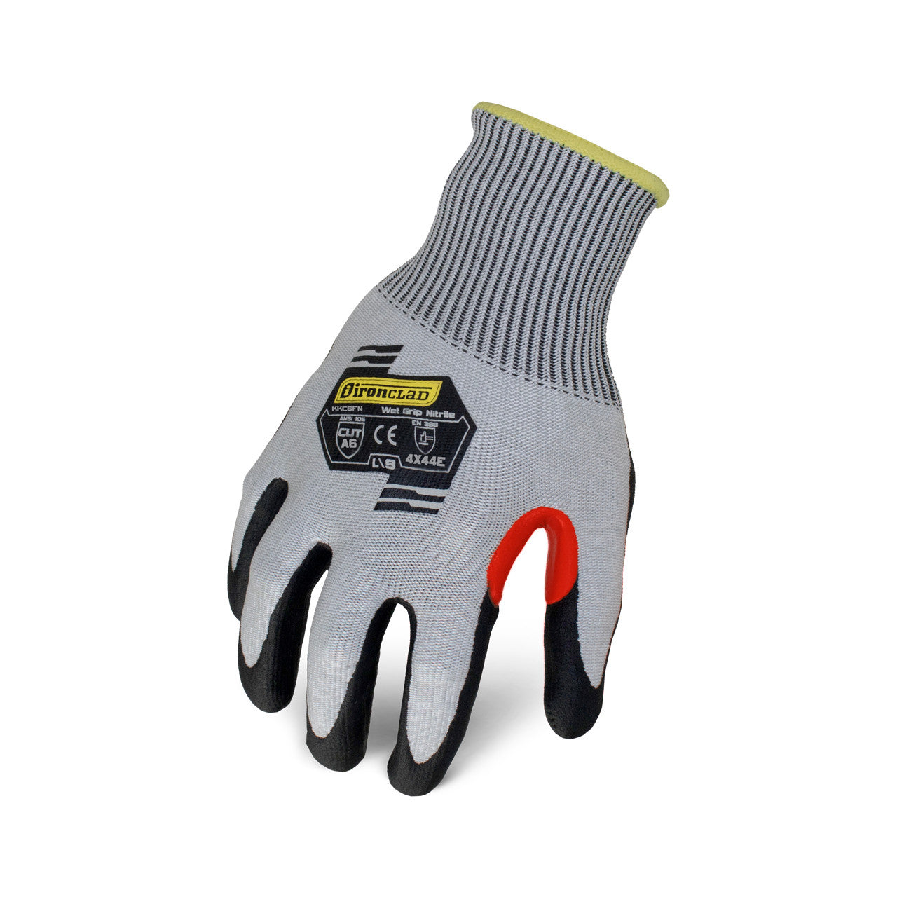 🧤 Bulk Ironclad Knit A6 Foam Nitrile Touch Gloves (KKC6FN) – Cut A6 – XS–XXL – Monster Bolts