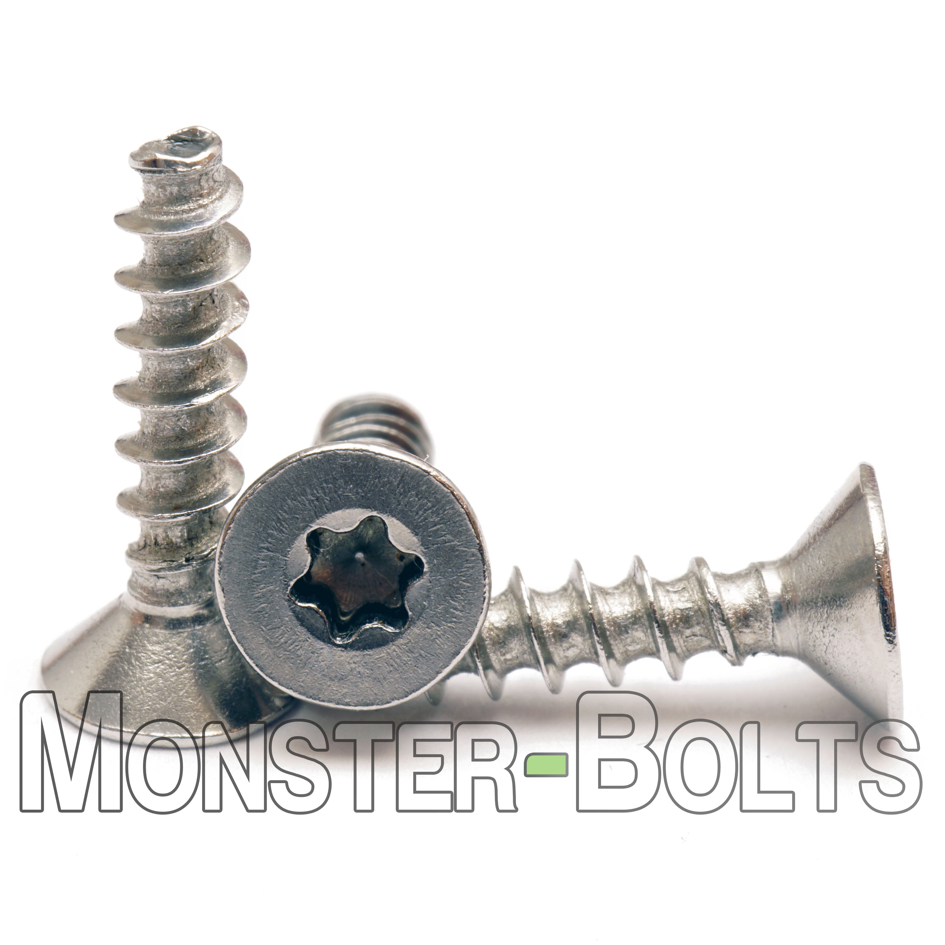 Bulk M5 Torx Flat 45° Plastite Thread-Rolling / Thread-Forming Screws – Zinc Bake & Wax – Monster Bolts