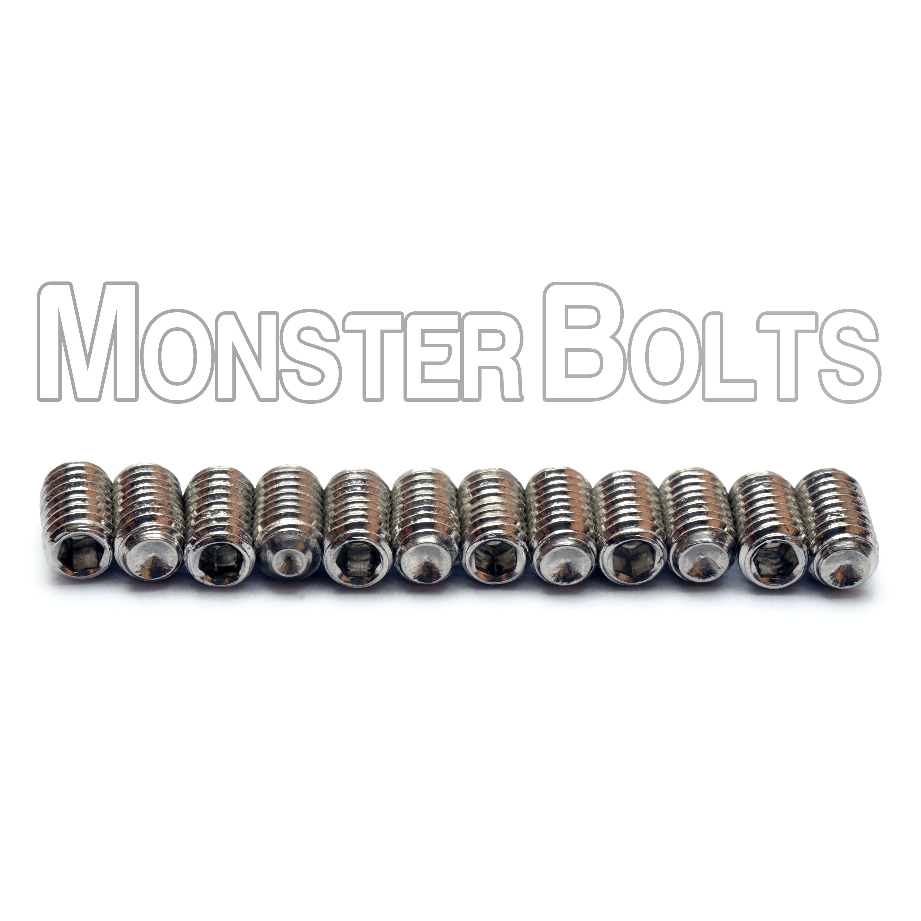 (12) M3 Guitar Screws for Bridge Saddle Height Adjustment, Stainless Steel - Metric For Fender 'MIM' Stratocaster and similar