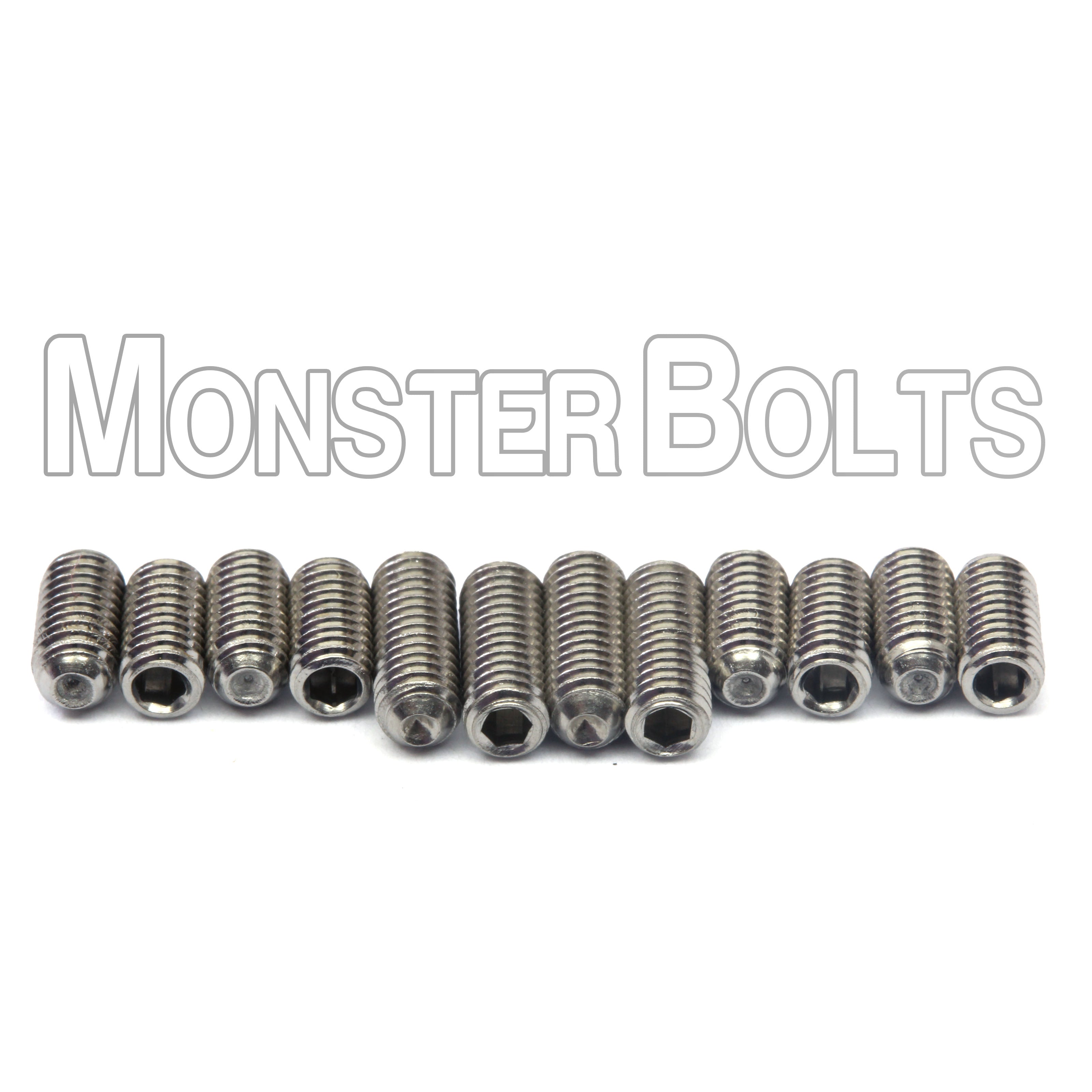 (12) M3 Guitar Screws for Bridge Saddle Height Adjustment, Stainless Steel - Metric For Fender 'MIM' Stratocaster and similar