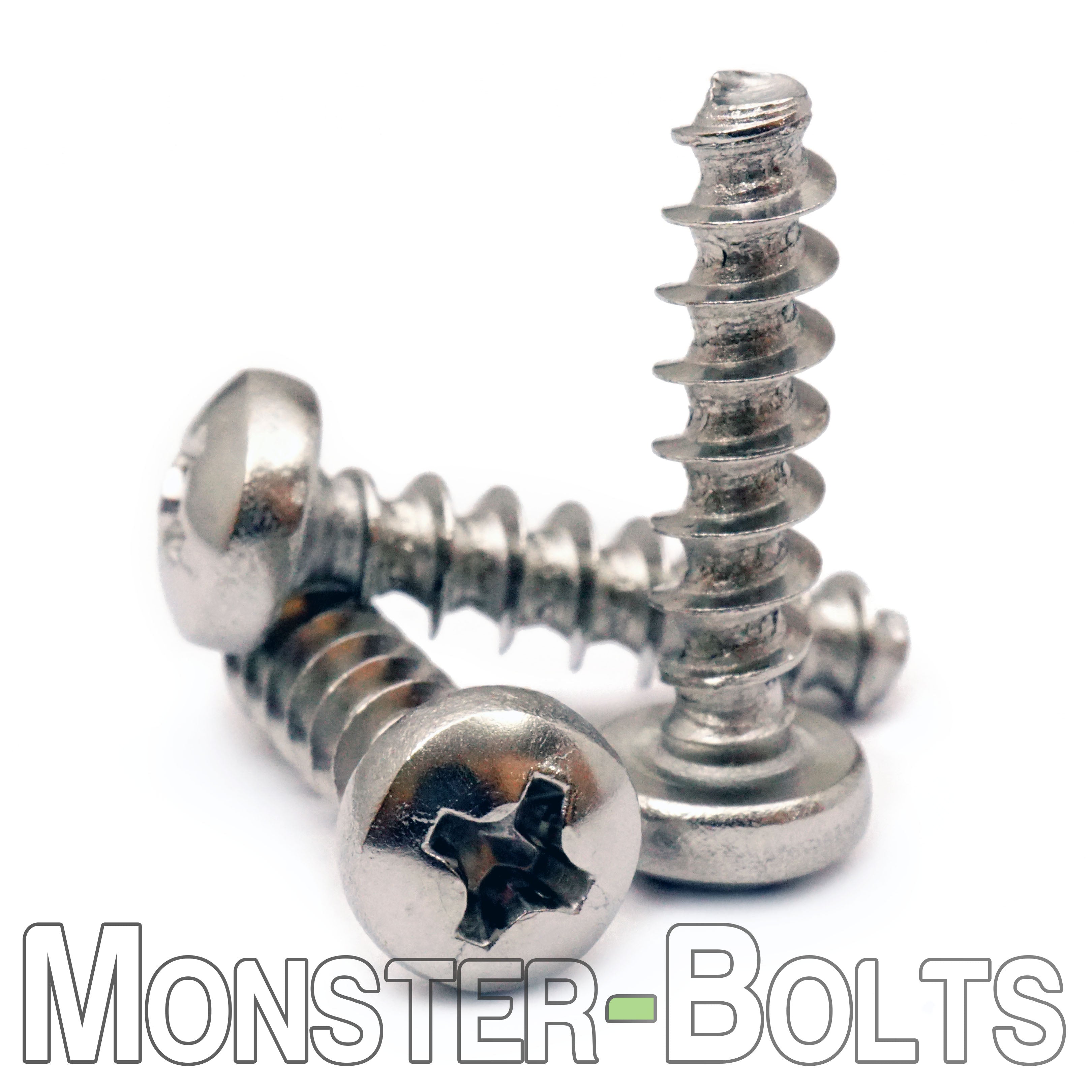 Bulk M3.5 Phillips Pan PT Alternative Thread-Forming Screws – Zinc & Bake – Monster Bolts