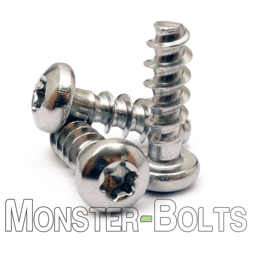 Bulk M3-1.34 PT Thread-Forming Screws | Torx Pan A2 Stainless – Monster ...