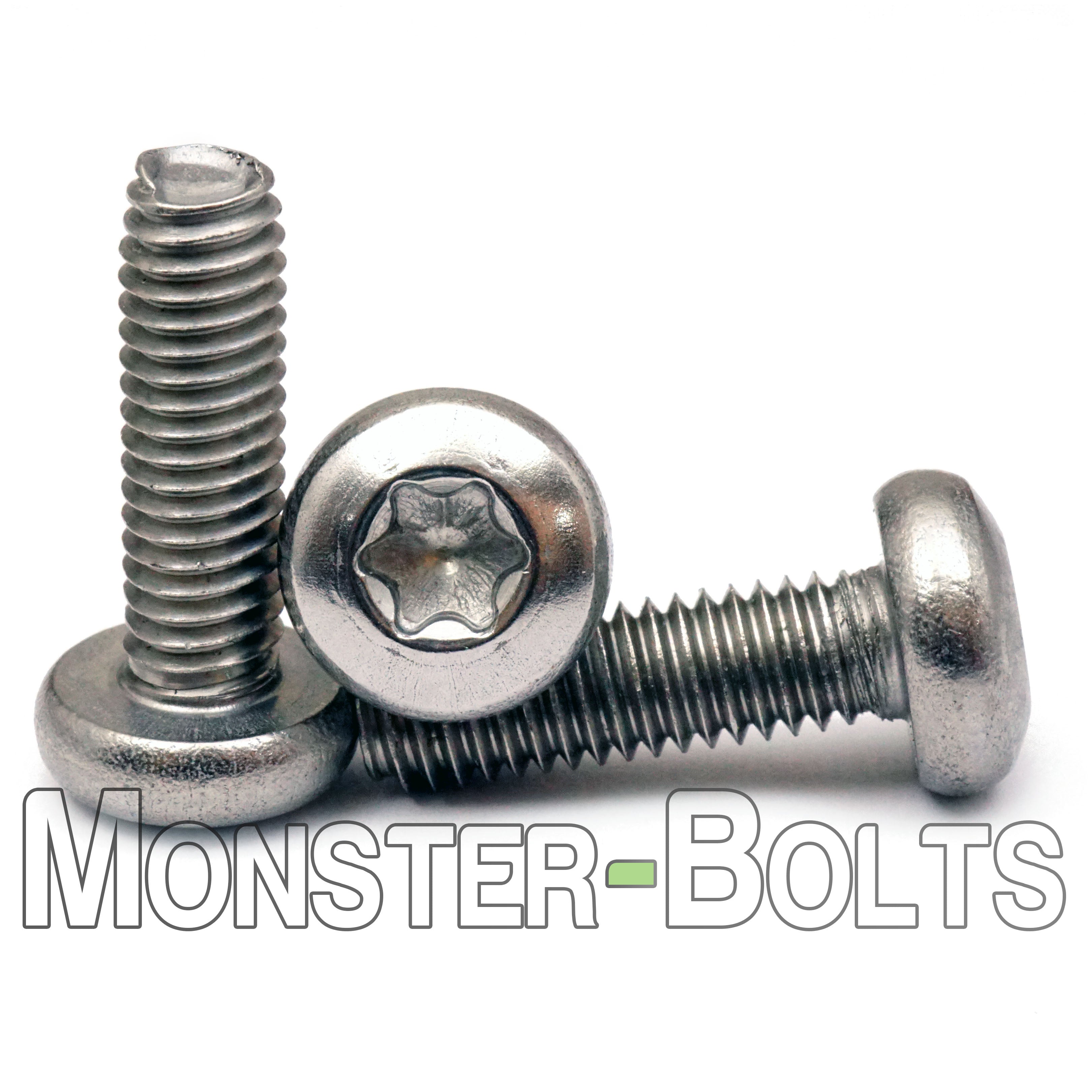 Bulk M6 Torx® Pan Head DIN 7500 CE Thread-Forming Screws – A2 Stainless – Monster Bolts