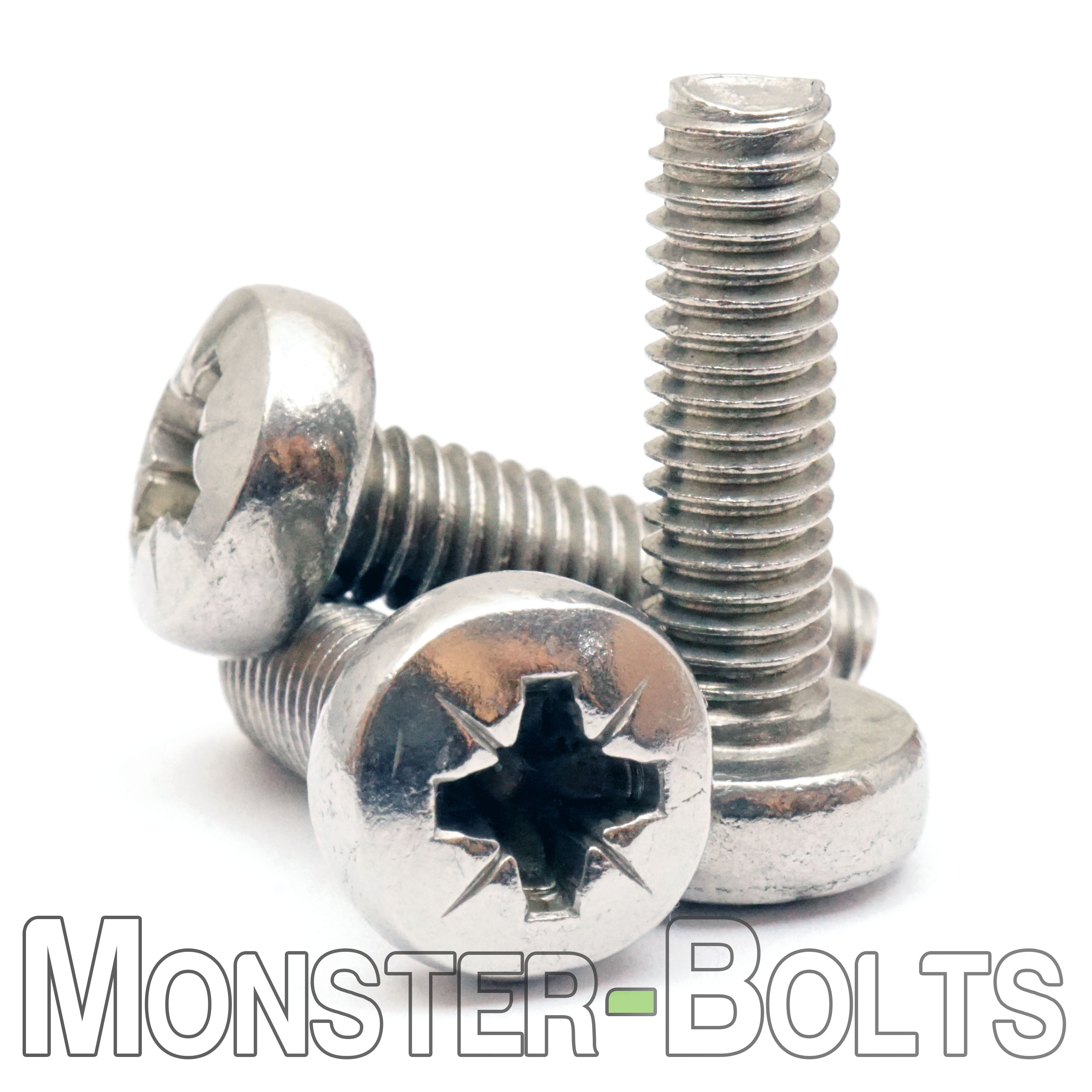 Bulk M5 Pozidriv Pan Head DIN 7500 C (Type Z) Thread-Forming Screws – A2 Stainless – Monster Bolts