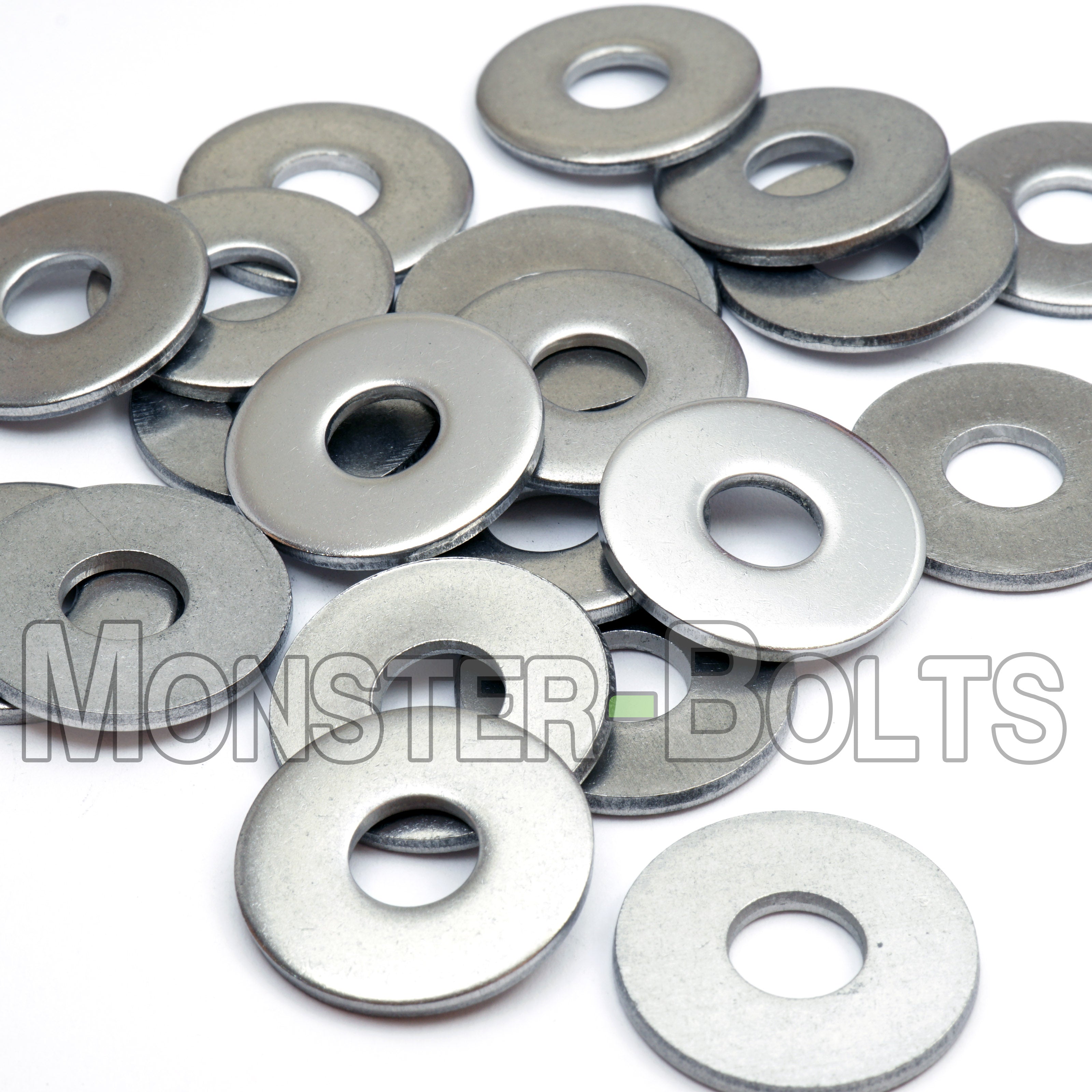 Bulk US / Inch Steel Fender Washers – Hot Dipped Galvanized (HDG) Wide Diameter Washers