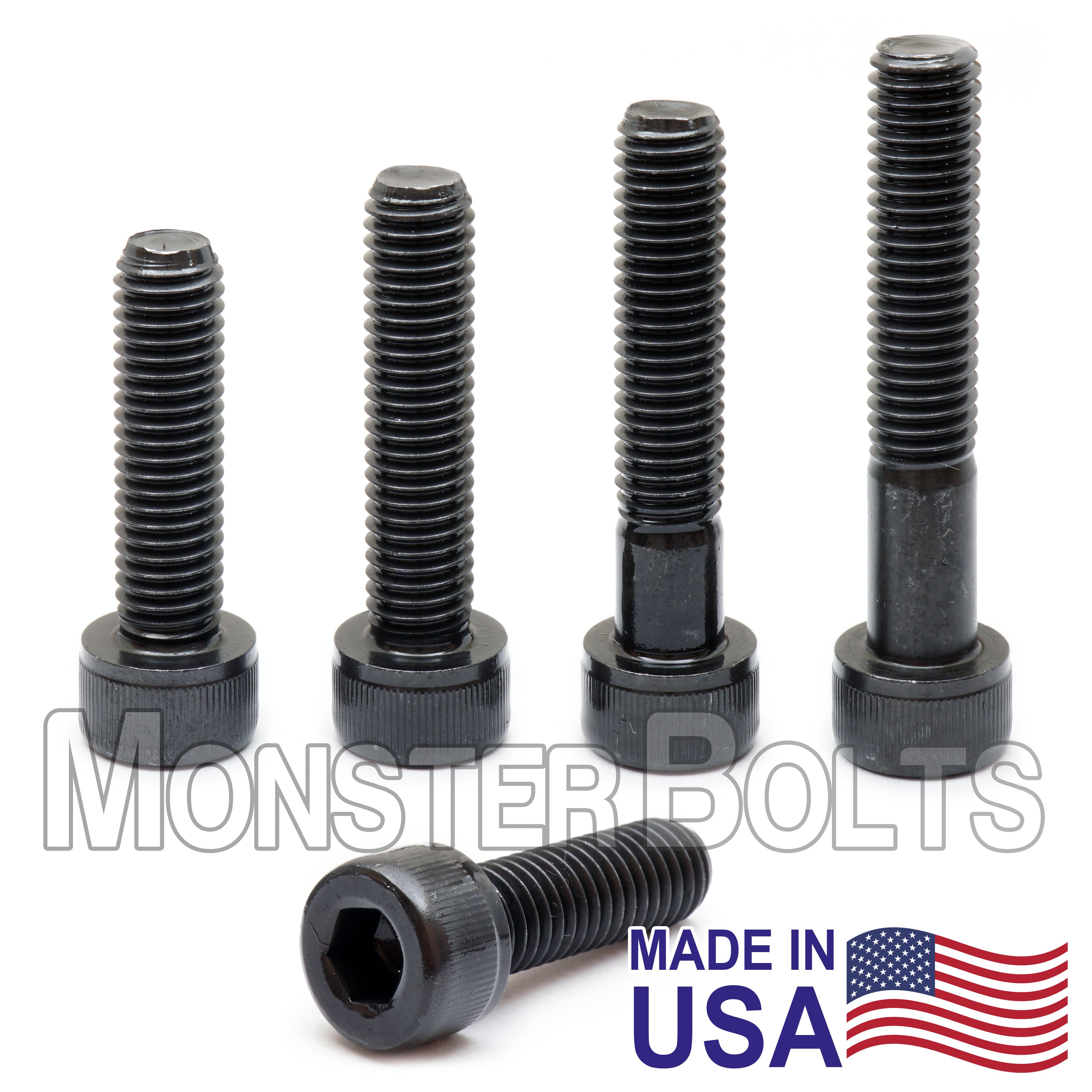 Bulk #1-72 Socket Head Cap Screws – Alloy Steel, Black Oxide – USA Made – Monster Bolts