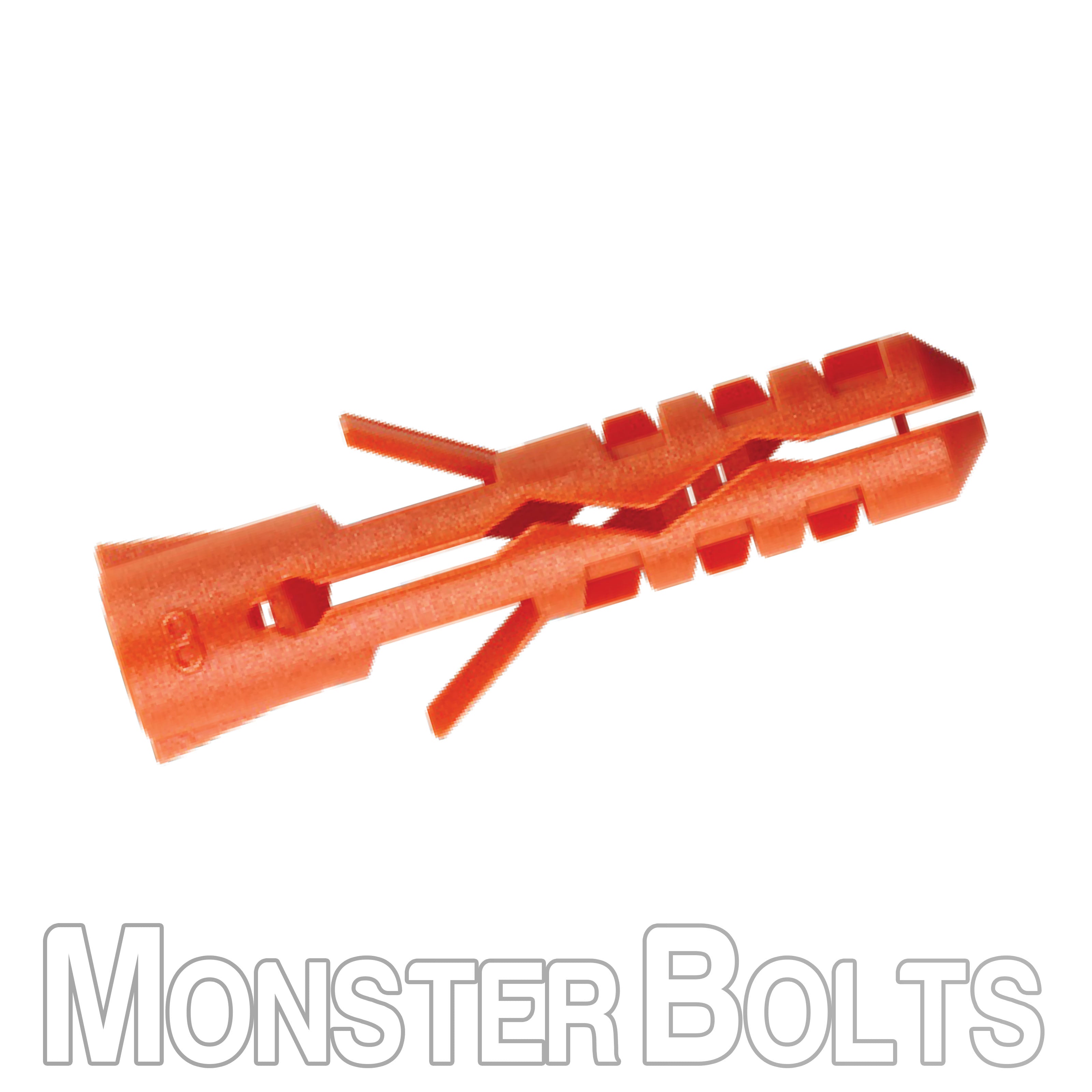 Bulk Mungo MN Nylon Plug Anchors – 4mm to 20mm Sizes – Monster Bolts