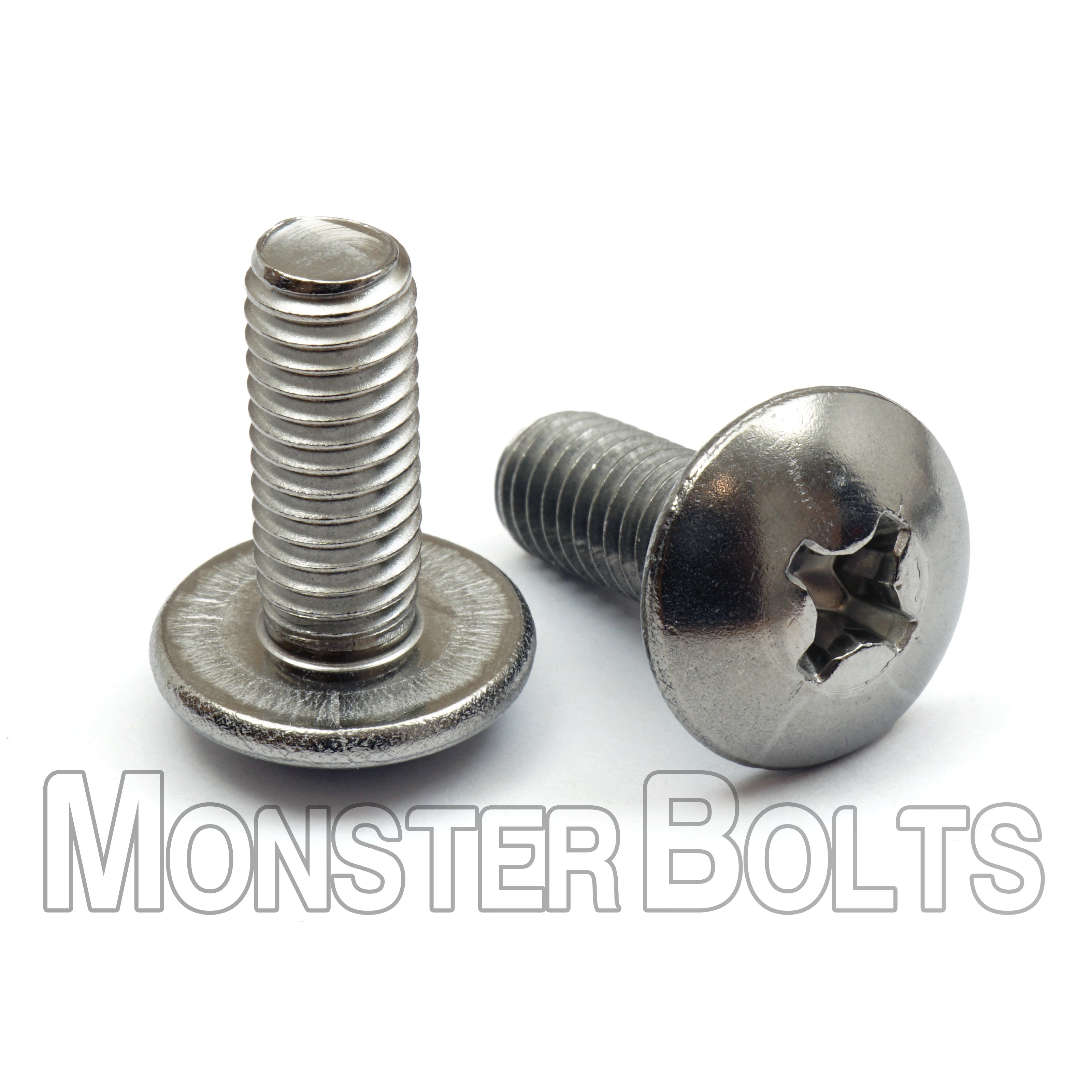 Bulk 4-40 Phillips Truss-Head Machine Screws – 18-8 Stainless Steel | Fully Threaded