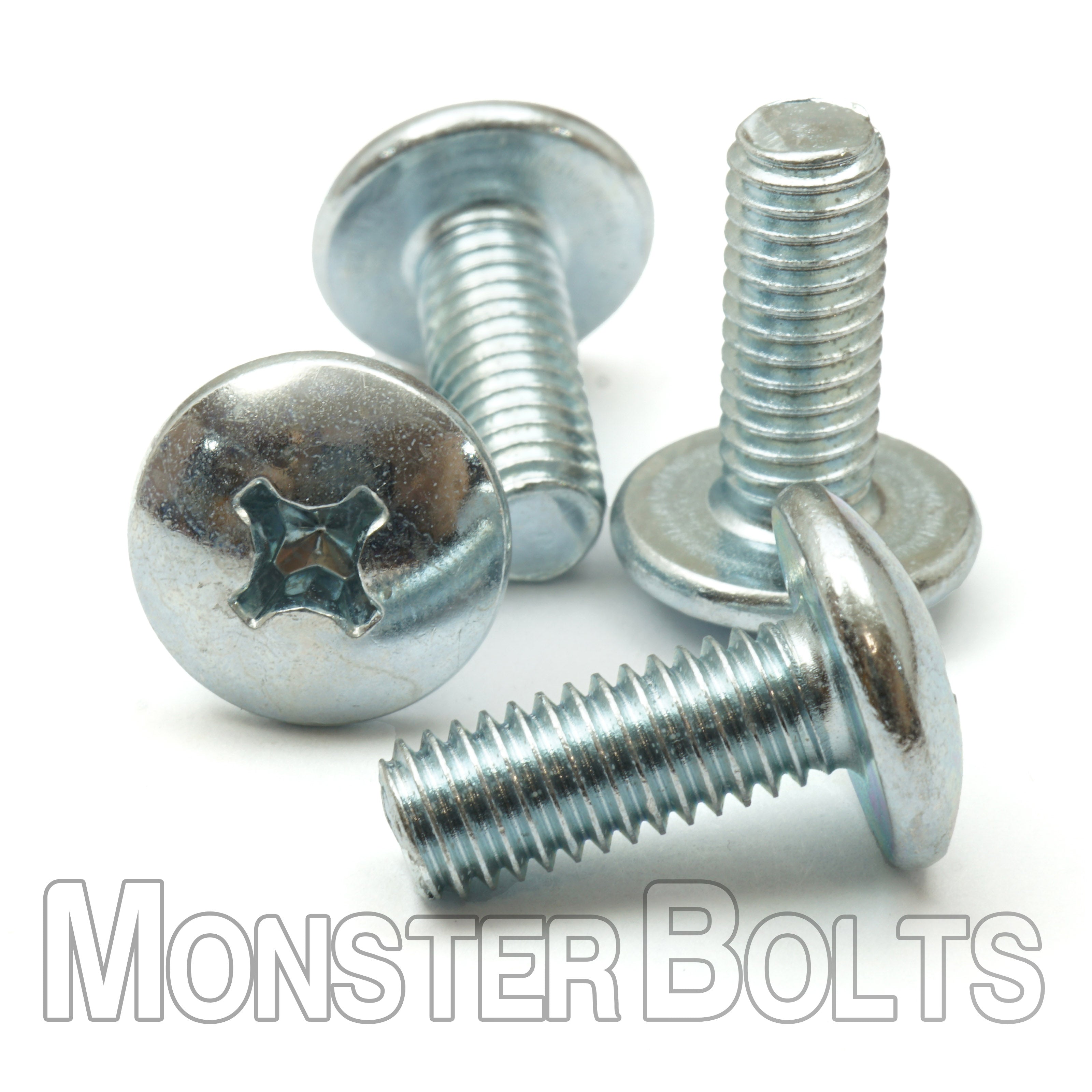 Bulk 2-56 Phillips Truss-Head Machine Screws – Zinc-Plated Steel | Fully Threaded