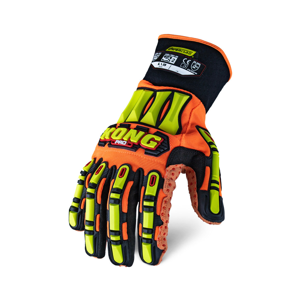 🧤 Bulk Ironclad KONG® Pro A6 Impact Work Gloves (SDX2P) – Kevlar® Cut Resistant – S–XXXL – Monster Bolts