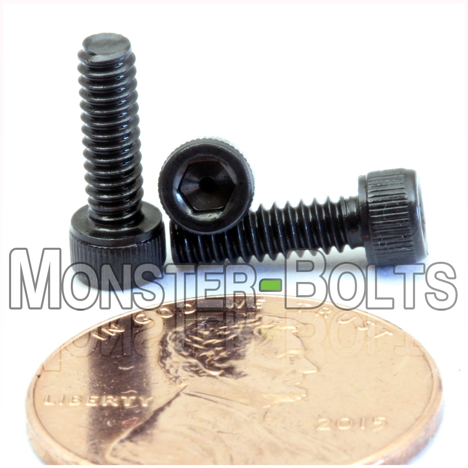 #4-40 x 3/8" Socket Cap screw, alloy steel with black oxide finish.