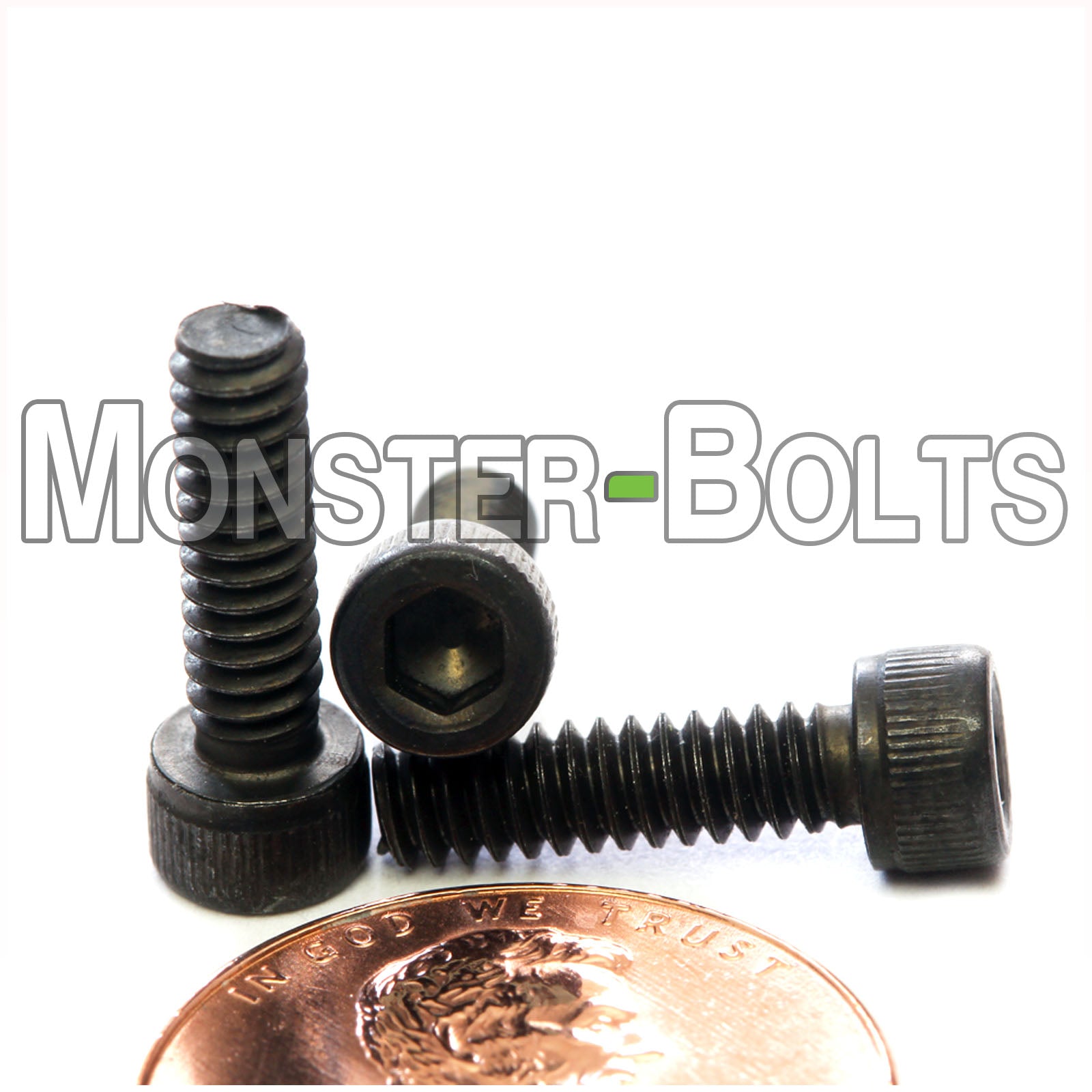 Black #6-32 x 1/2" Socket Head Cap screws