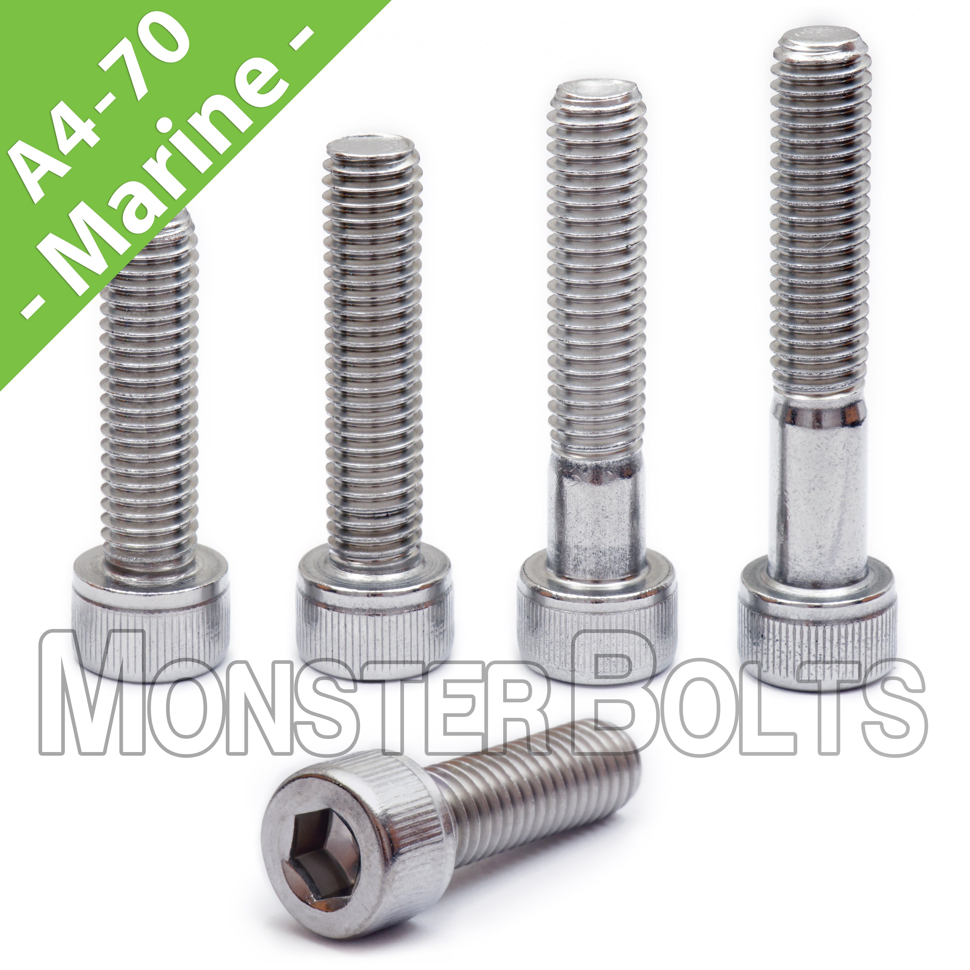 Bulk M24-3.00 Socket Head Cap Screws Stainless Steel 316 (A4) - Marine Grade