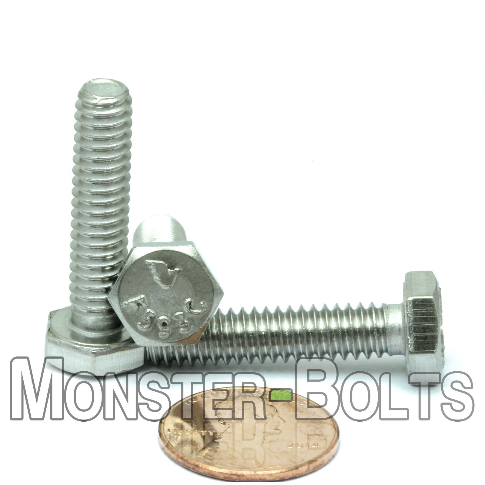 1/4"-20 Stainless Steel Hex Cap Bolts / screws, 18-8 (A2)