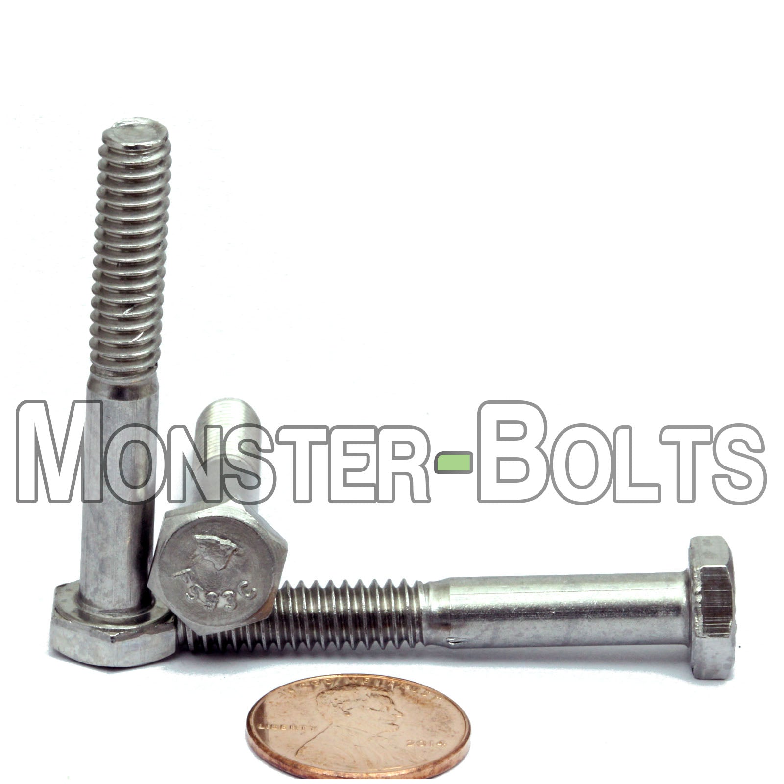 1/4"-20 Stainless Steel Hex Cap Bolts / screws, 18-8 (A2)