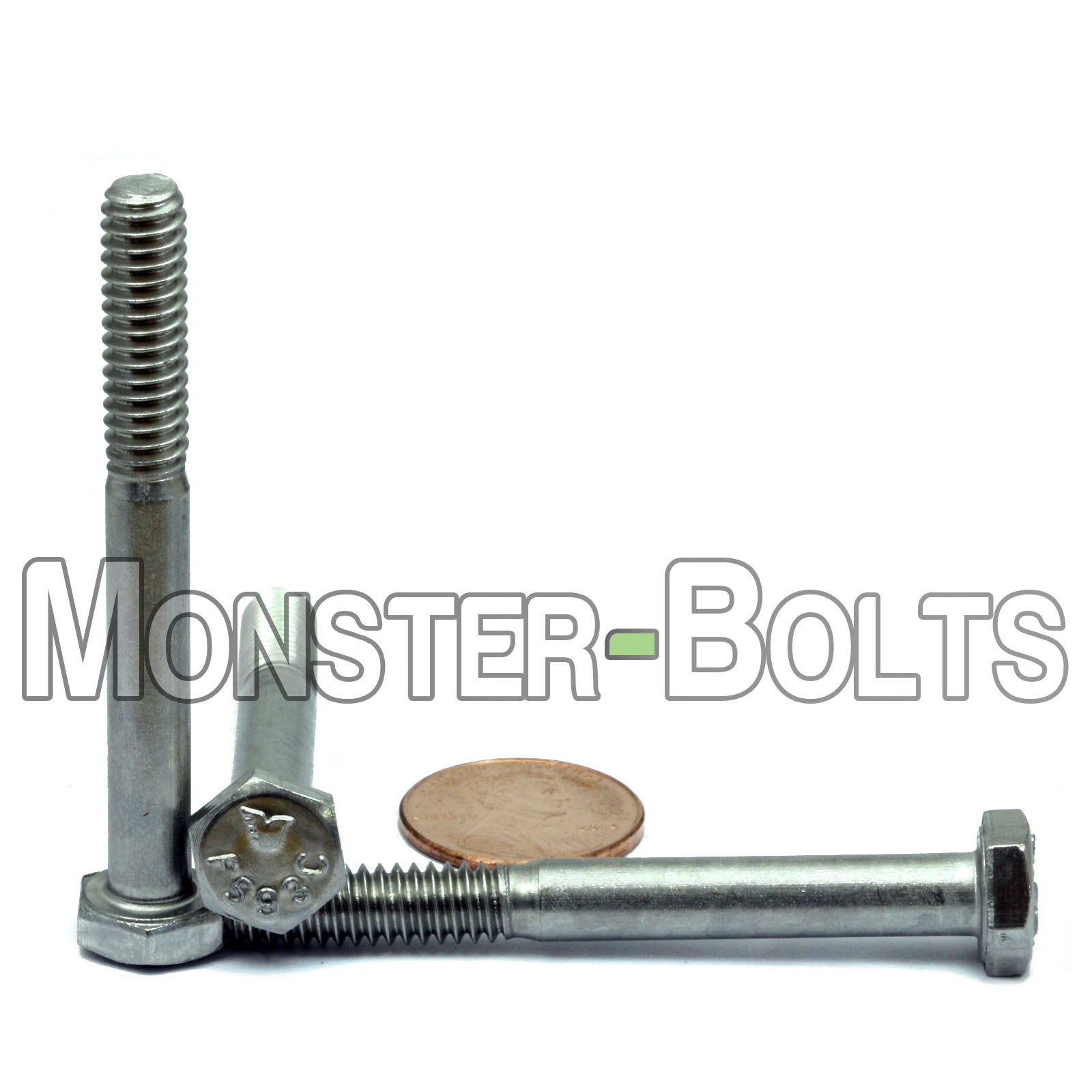 1/4"-20 Stainless Steel Hex Cap Bolts / screws, 18-8 (A2)