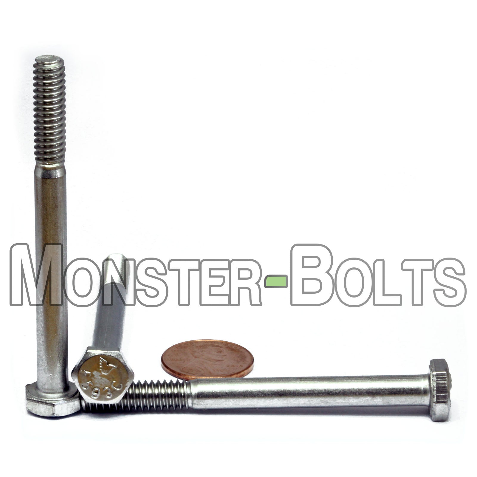 1/4"-20 Stainless Steel Hex Cap Bolts / screws, 18-8 (A2)