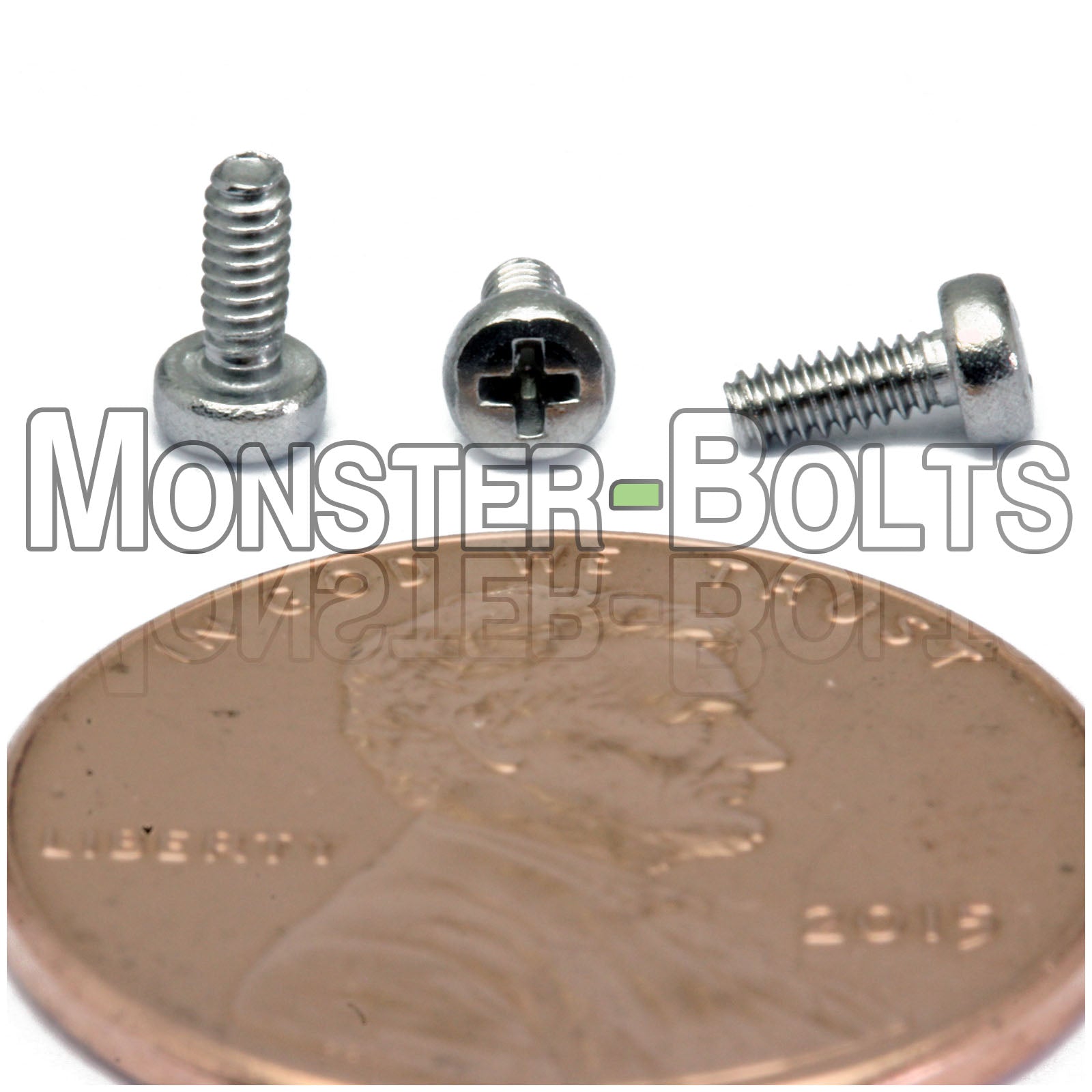 M1.6 Phillips Pan Head Machine screws, A2 Stainless Steel DIN 7985A Coarse Thread