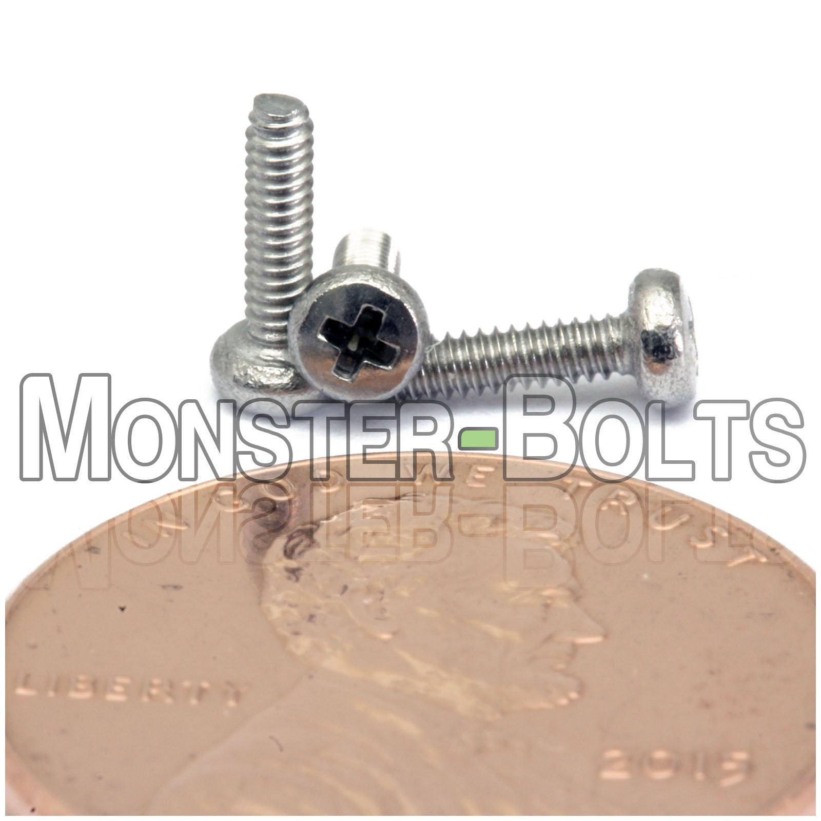 M1.6 Phillips Pan Head Machine screws, A2 Stainless Steel DIN 7985A Coarse Thread