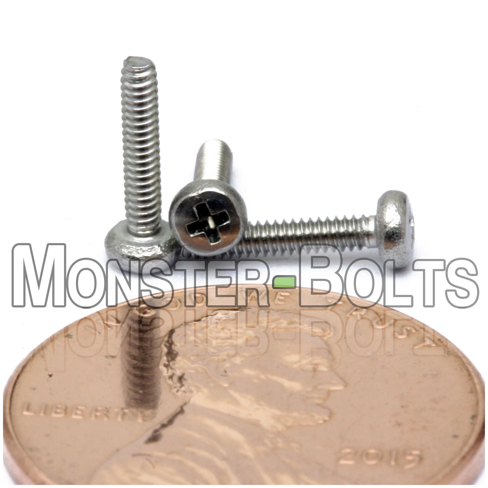 M1.6 Phillips Pan Head Machine screws, A2 Stainless Steel DIN 7985A Coarse Thread