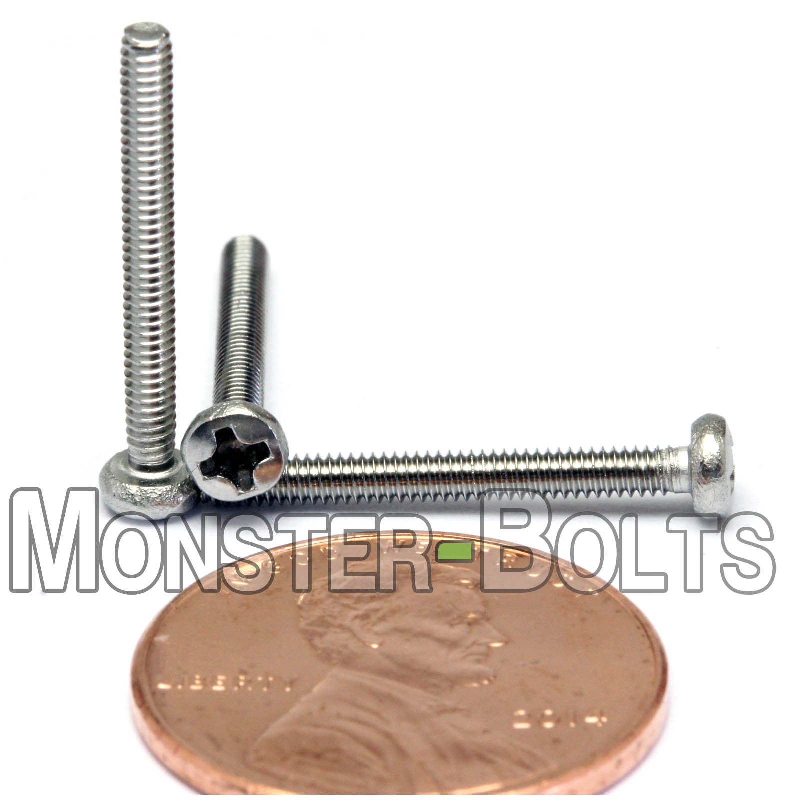 M2 Phillips Pan Head Machine screws, A2 Stainless Steel DIN 7985A Coarse Thread