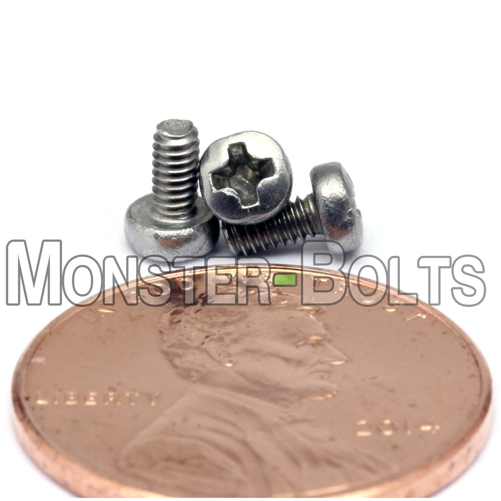 M2 Phillips Pan Head Machine screws, A2 Stainless Steel DIN 7985A Coarse Thread