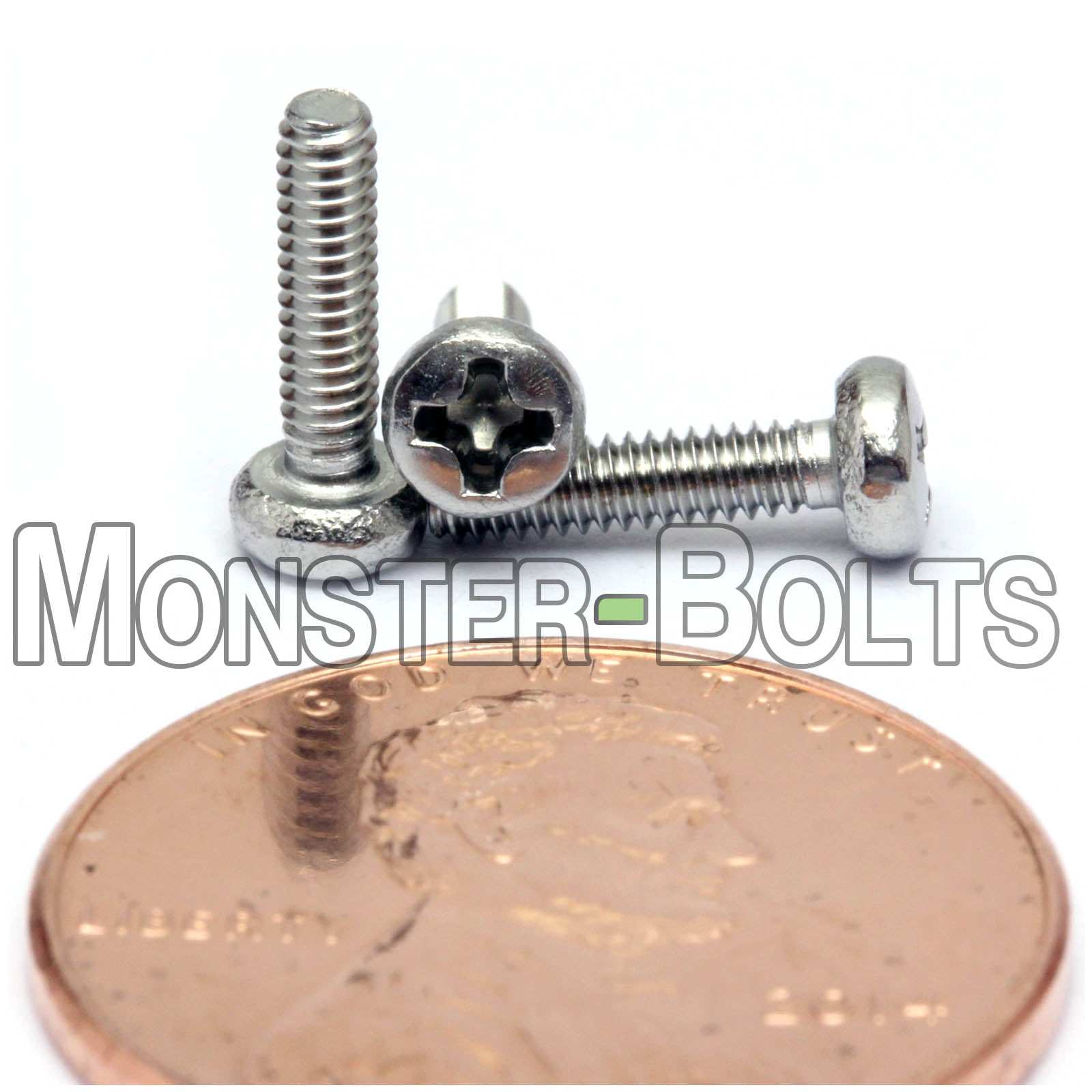 M2 Phillips Pan Head Machine screws, A2 Stainless Steel DIN 7985A Coarse Thread