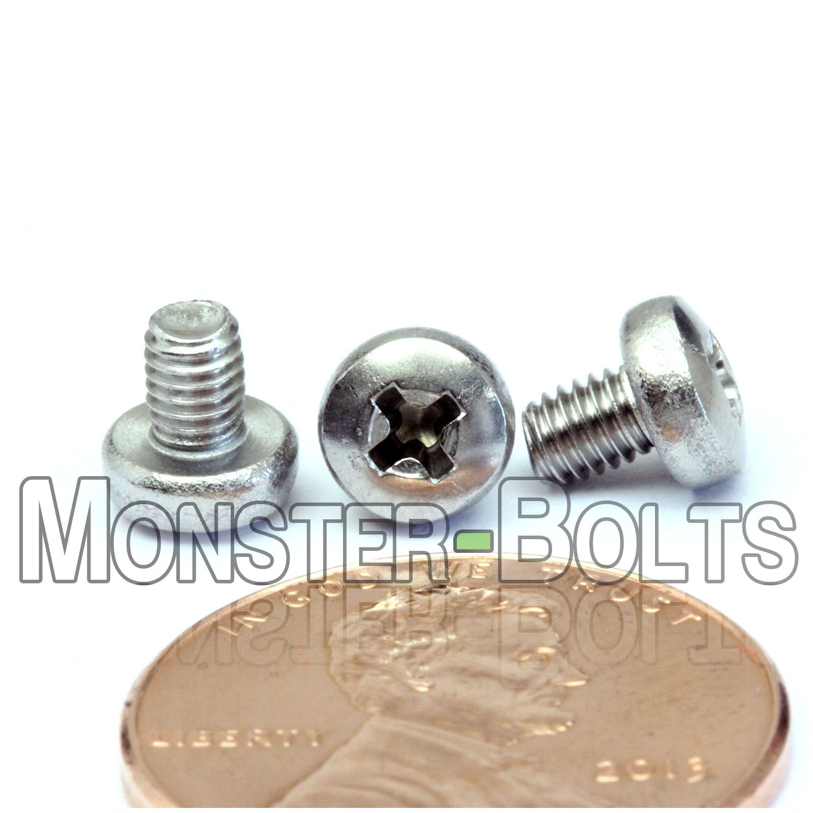 M3 Phillips Pan Head Machine screws, A2 Stainless Steel DIN 7985A Coarse Thread