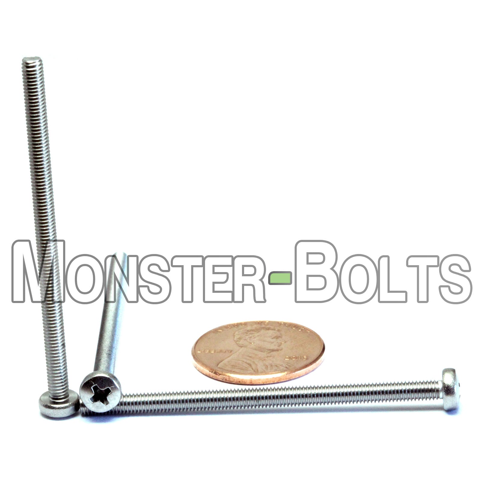 M3 Phillips Pan Head Machine screws, A2 Stainless Steel DIN 7985A Coarse Thread