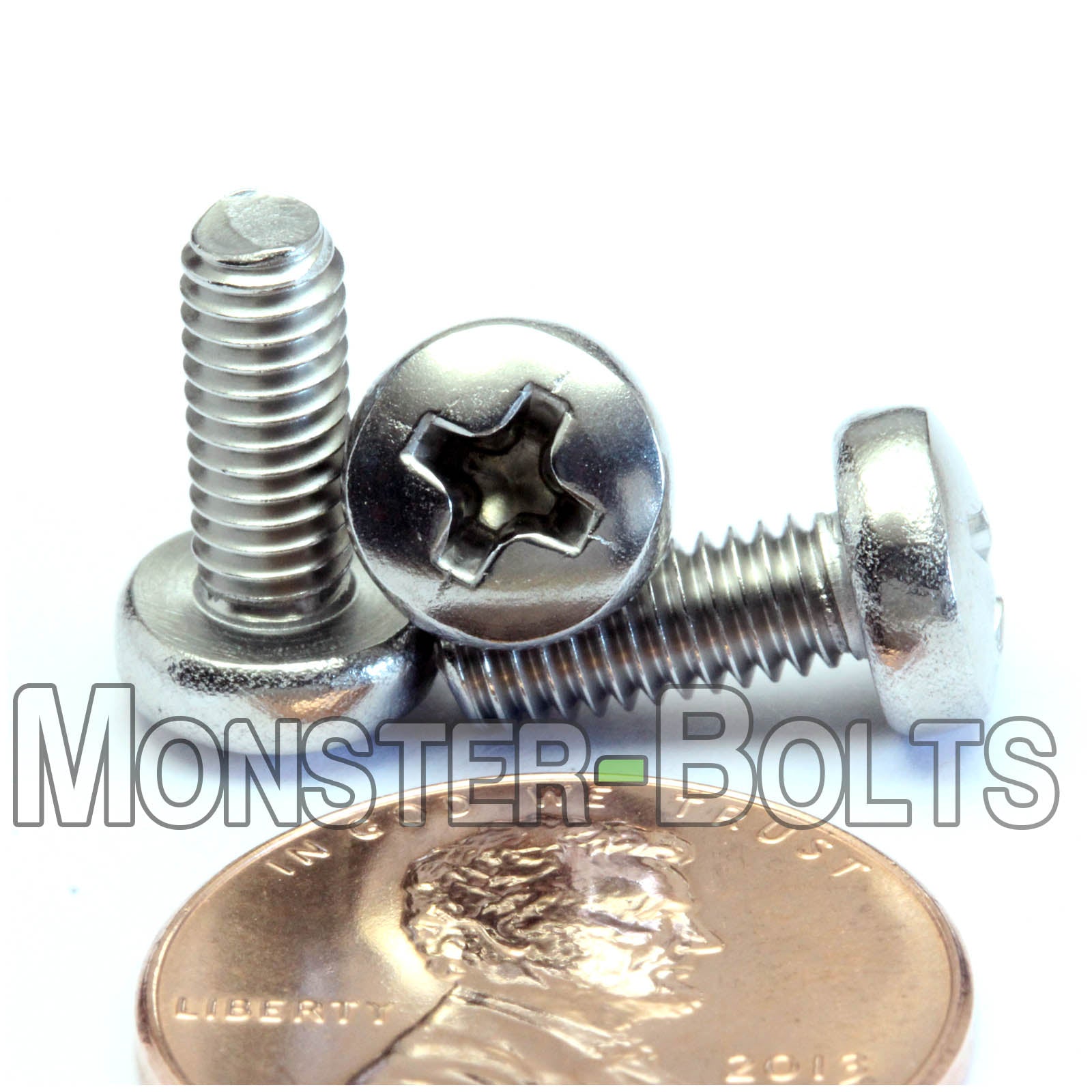 M4 Phillips Pan Head Machine screws, A2 Stainless Steel DIN 7985A Coarse Thread