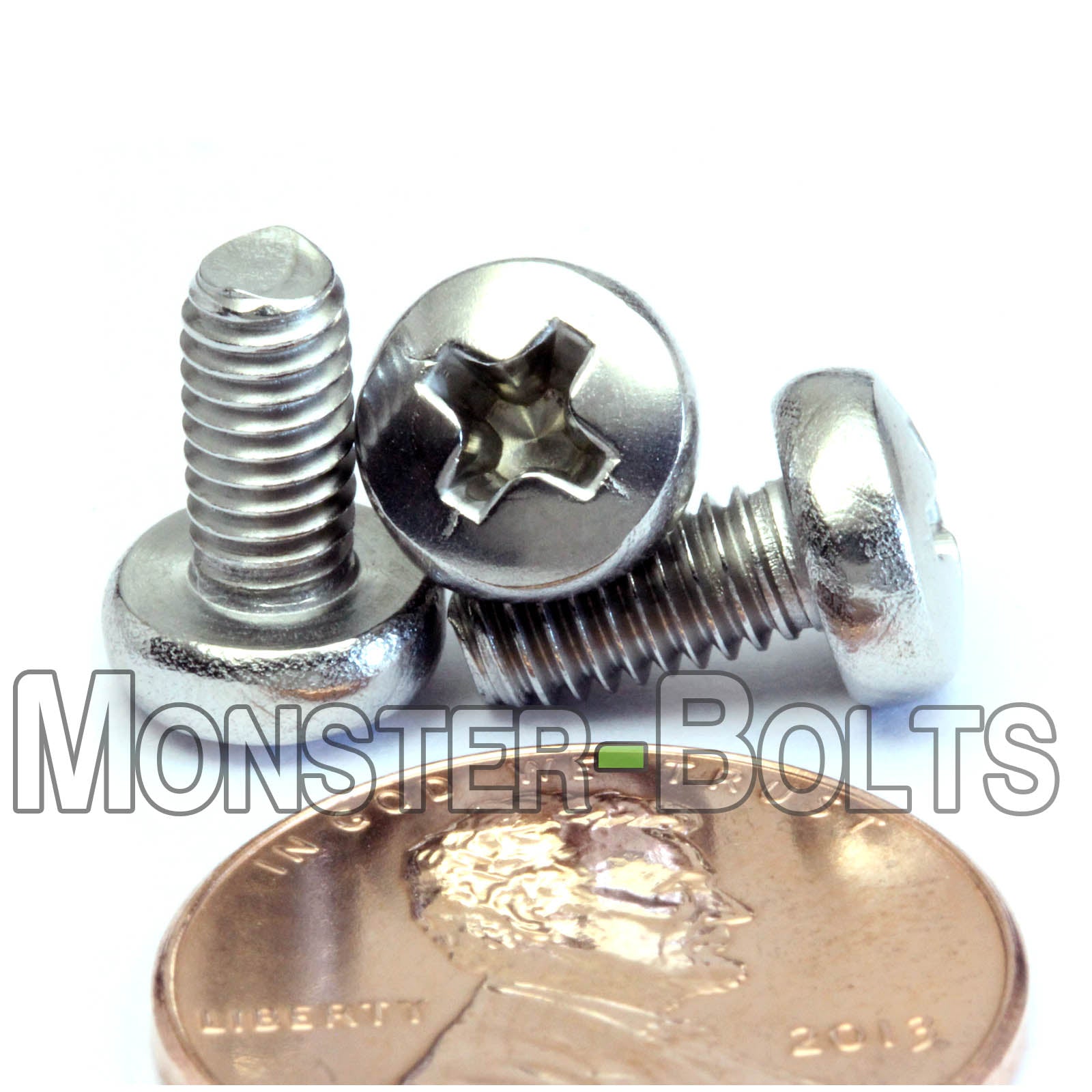 M4 Phillips Pan Head Machine screws, A2 Stainless Steel DIN 7985A Coarse Thread