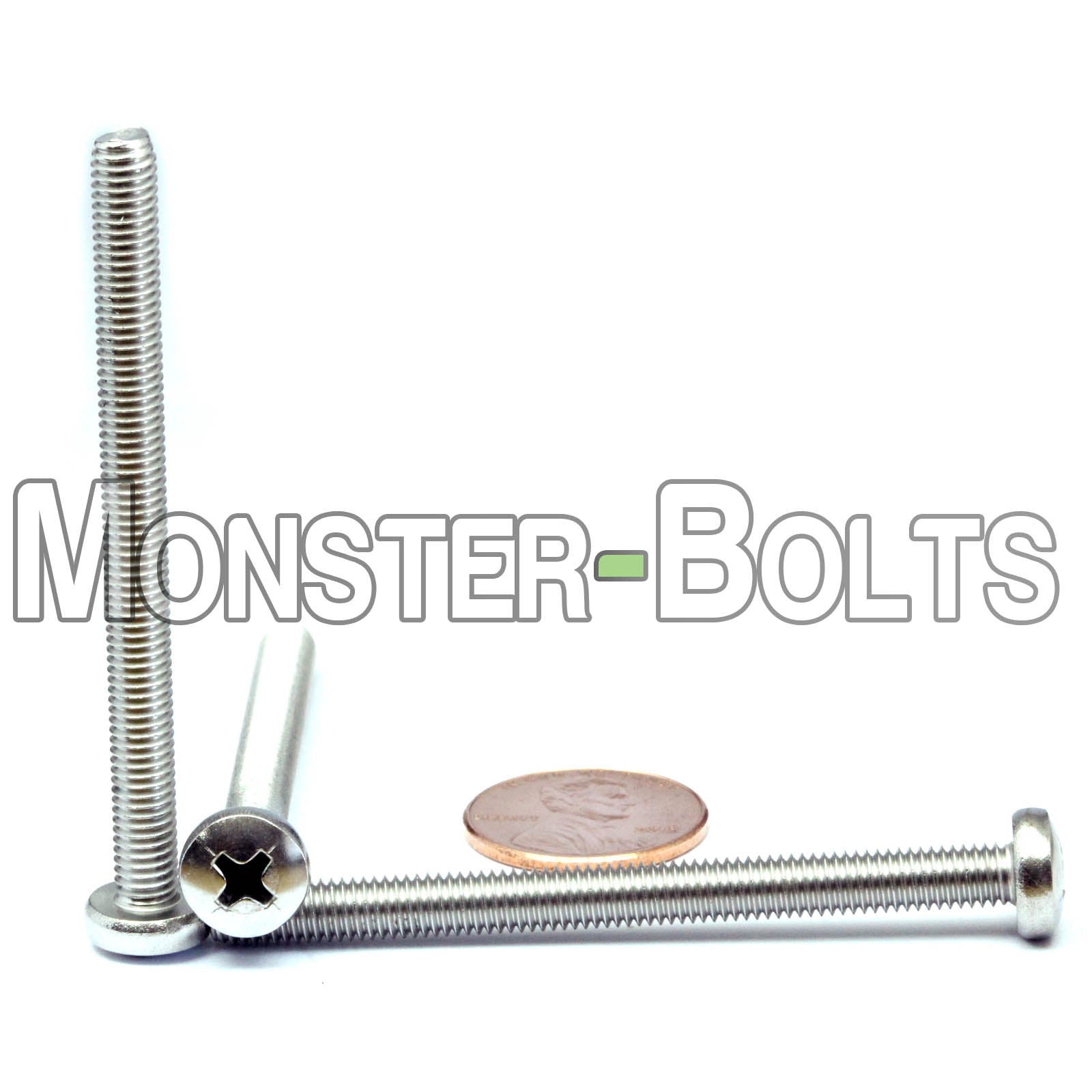 M5 Phillips Pan Head Machine screws, A2 Stainless Steel DIN 7985A Coarse Thread