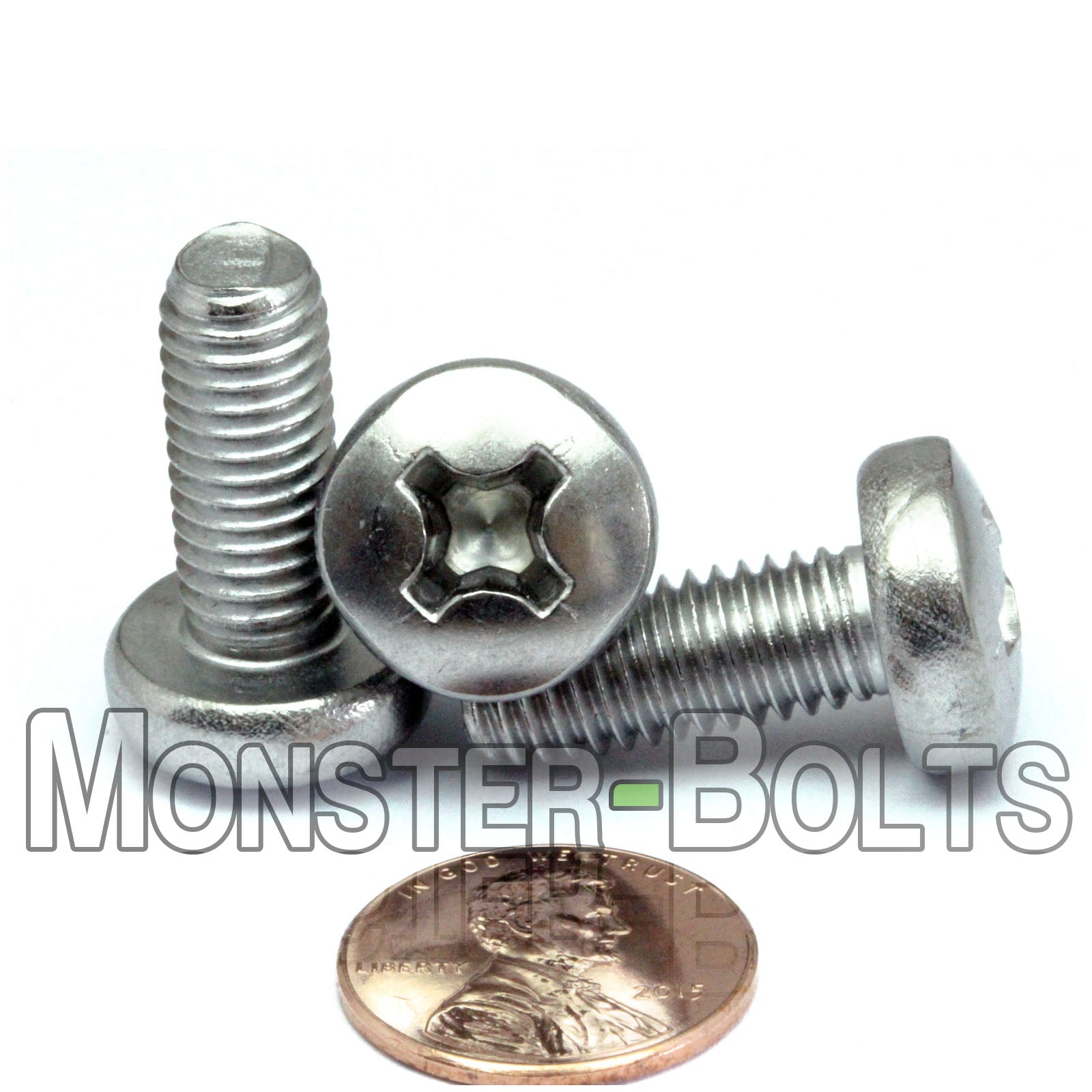 M8 Phillips Pan Head Machine screws, A2 Stainless Steel DIN 7985A Coarse Thread