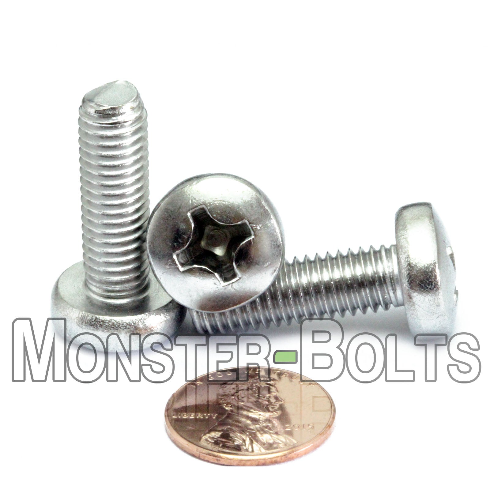 M8 Phillips Pan Head Machine screws, A2 Stainless Steel DIN 7985A Coarse Thread