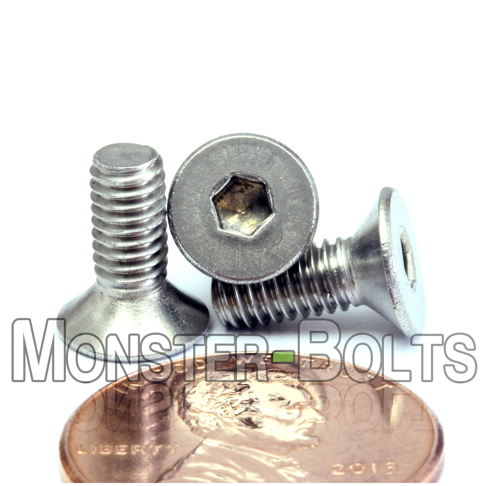 M4 Flat Head Socket Cap screws, Stainless Steel A2 (18-8)