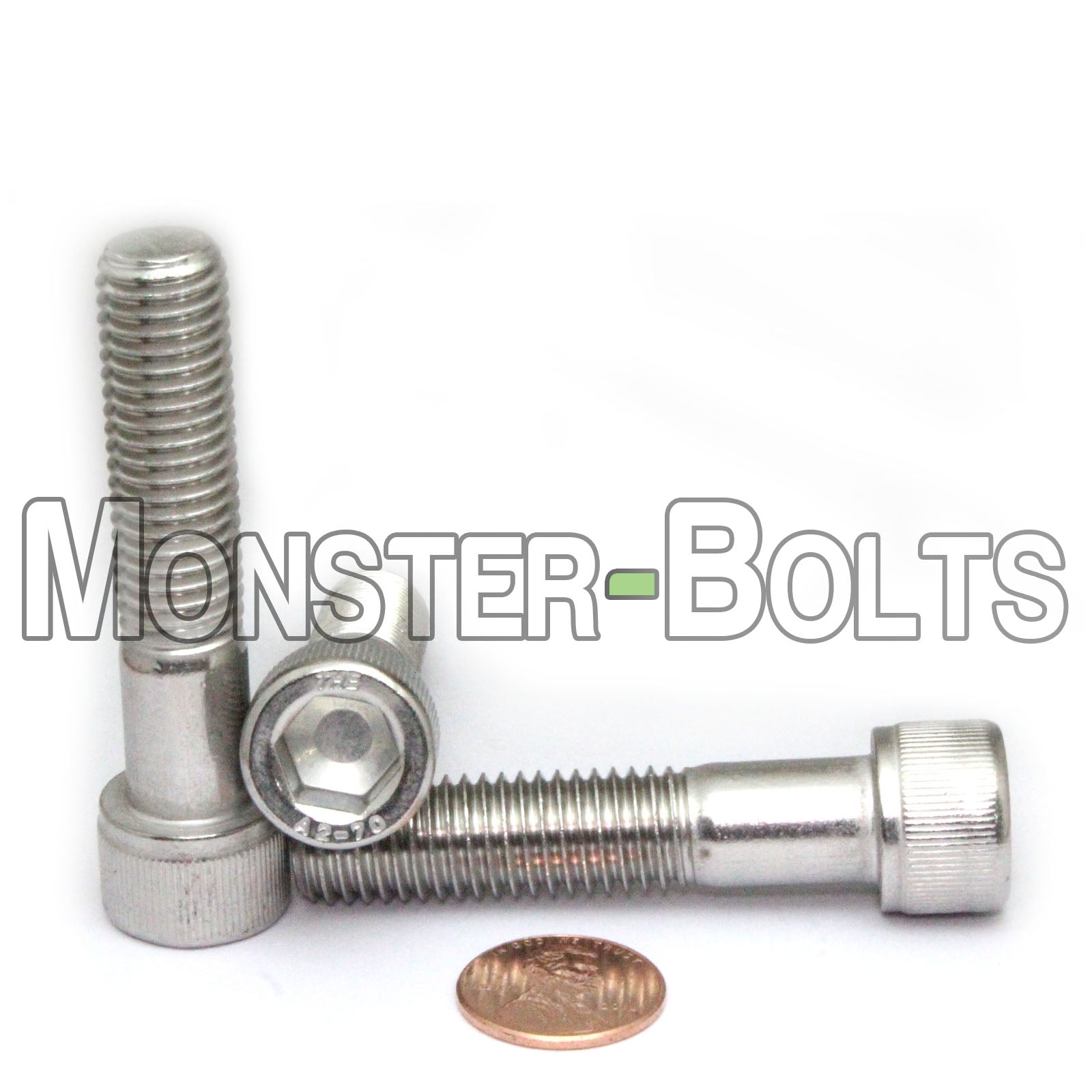 M12 Socket Head Cap screws, Stainless Steel A2 (18-8)