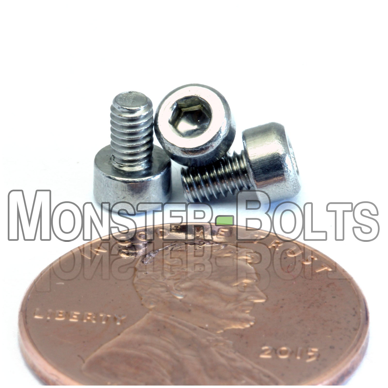 M2.5 Socket Head Cap screws, Stainless Steel A2 (18-8)