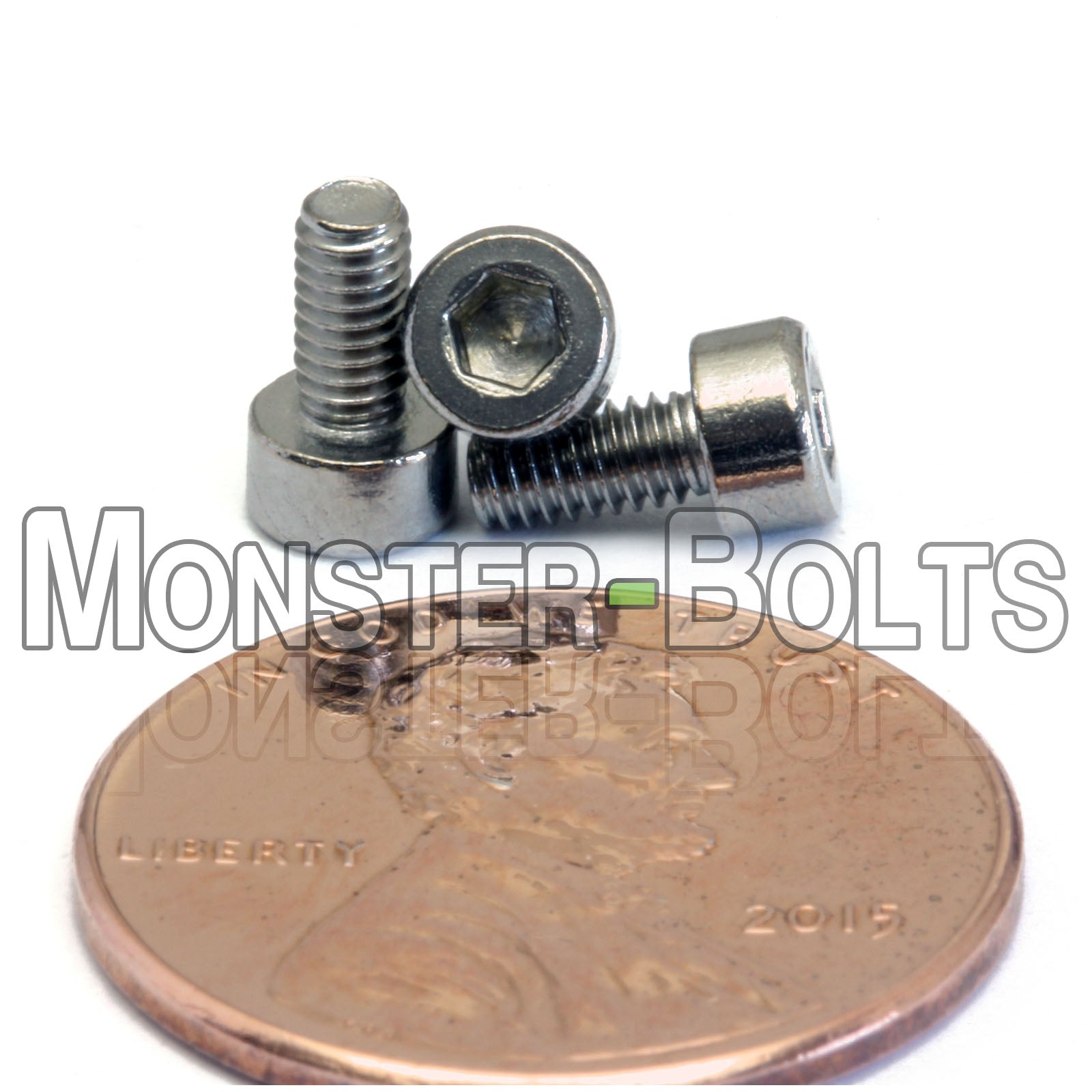 M2.5 Socket Head Cap screws, Stainless Steel A2 (18-8)