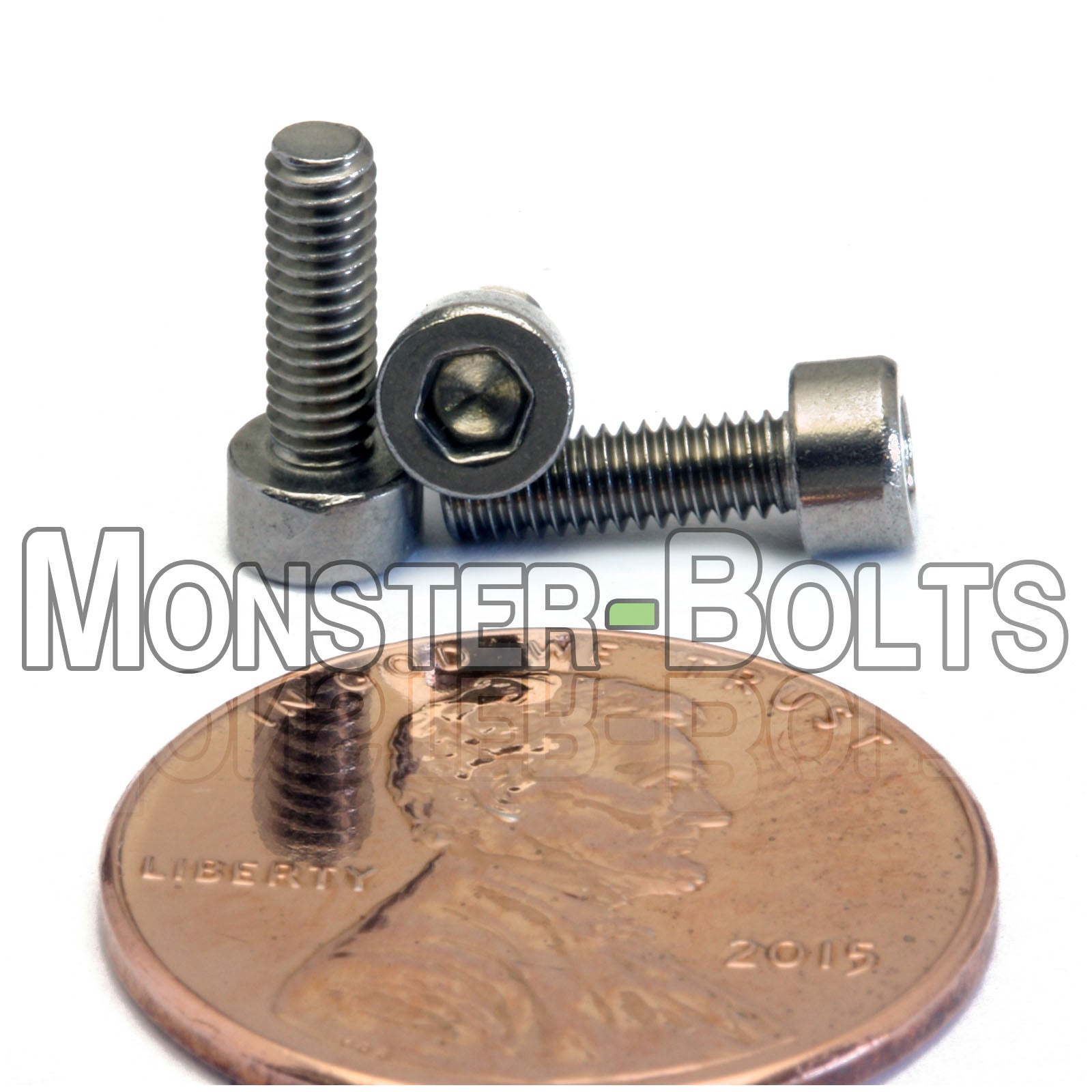 M2.5 Socket Head Cap screws, Stainless Steel A2 (18-8)