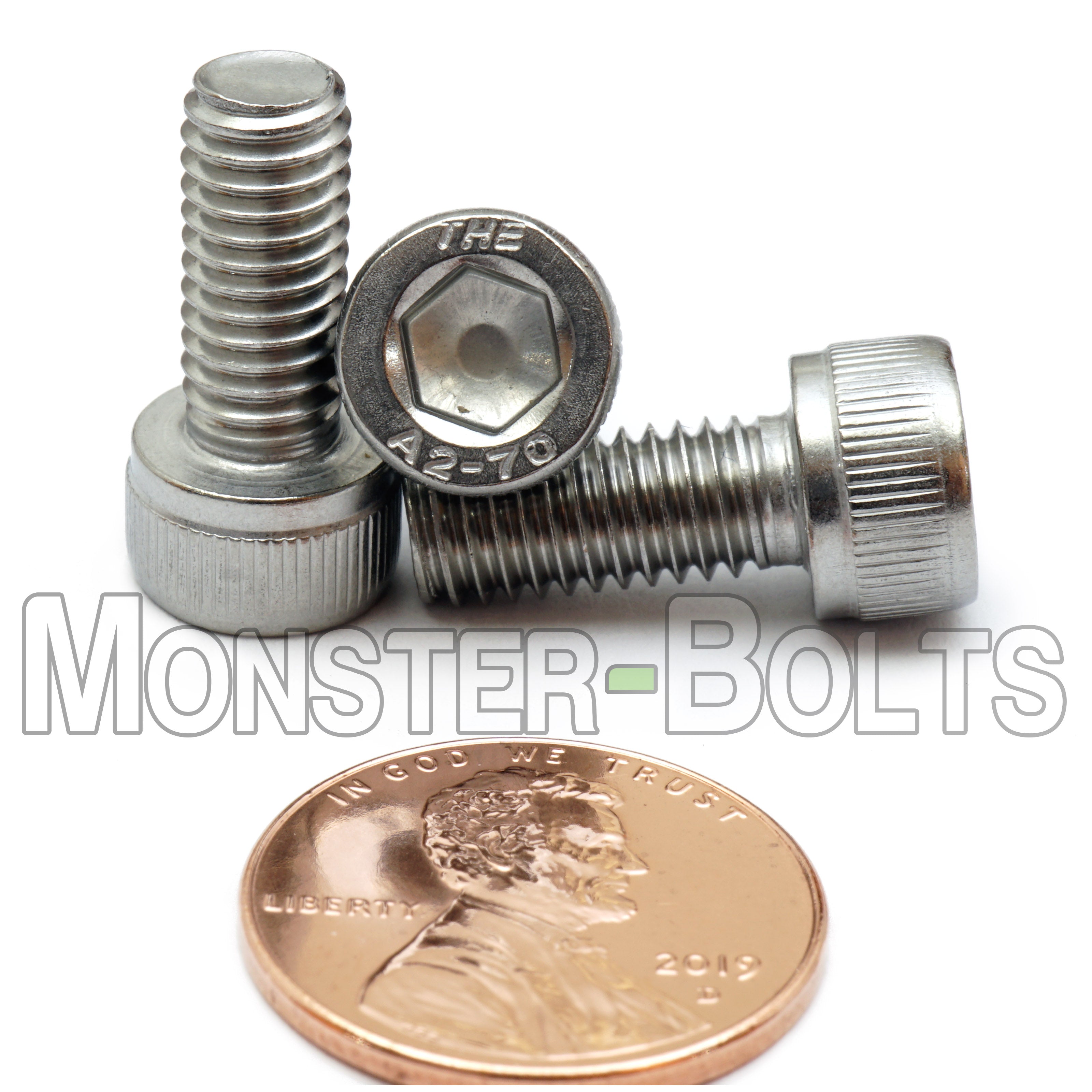 M6 Socket Head Cap screws, Stainless Steel A2 (18-8)