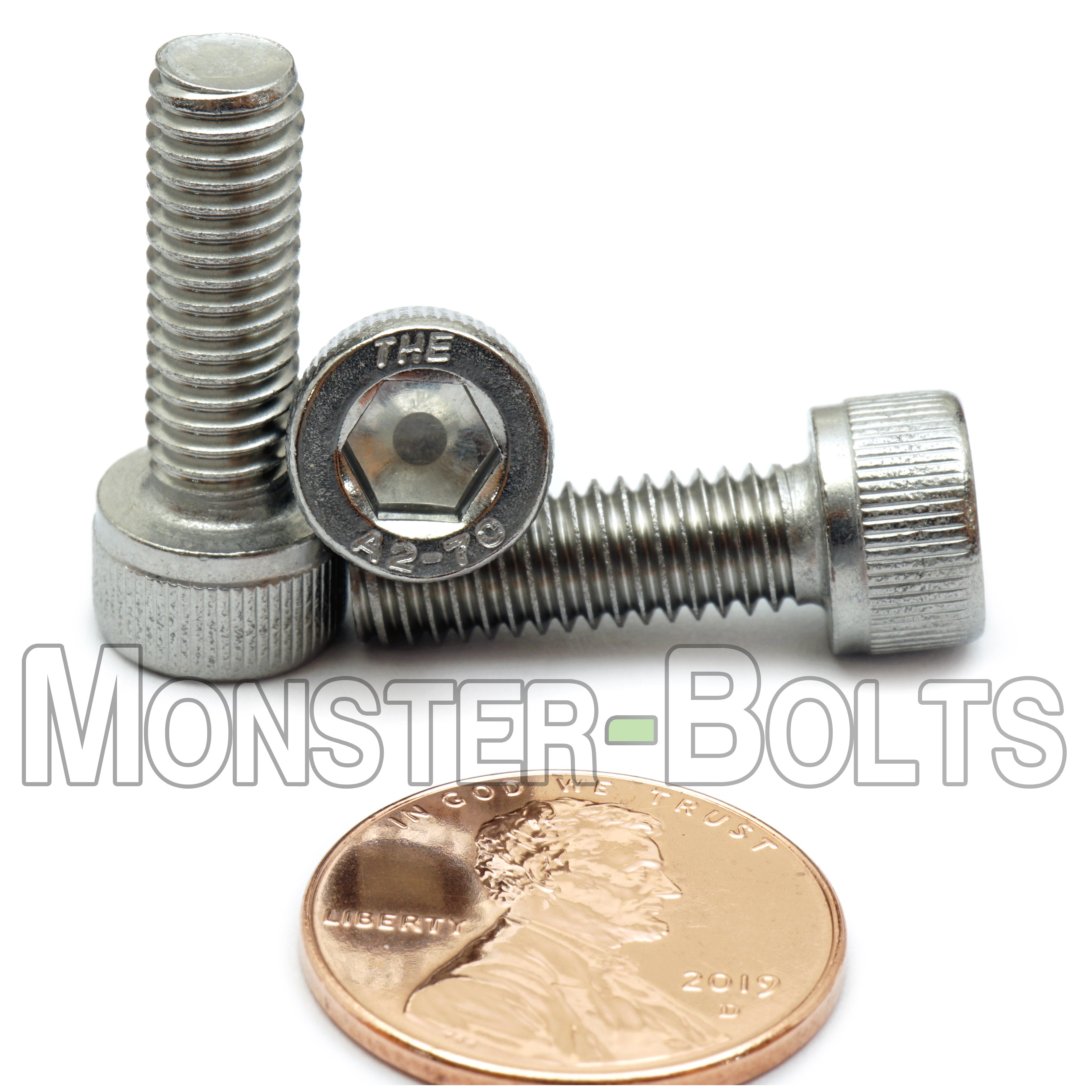 M6 Socket Head Cap screws, Stainless Steel A2 (18-8)