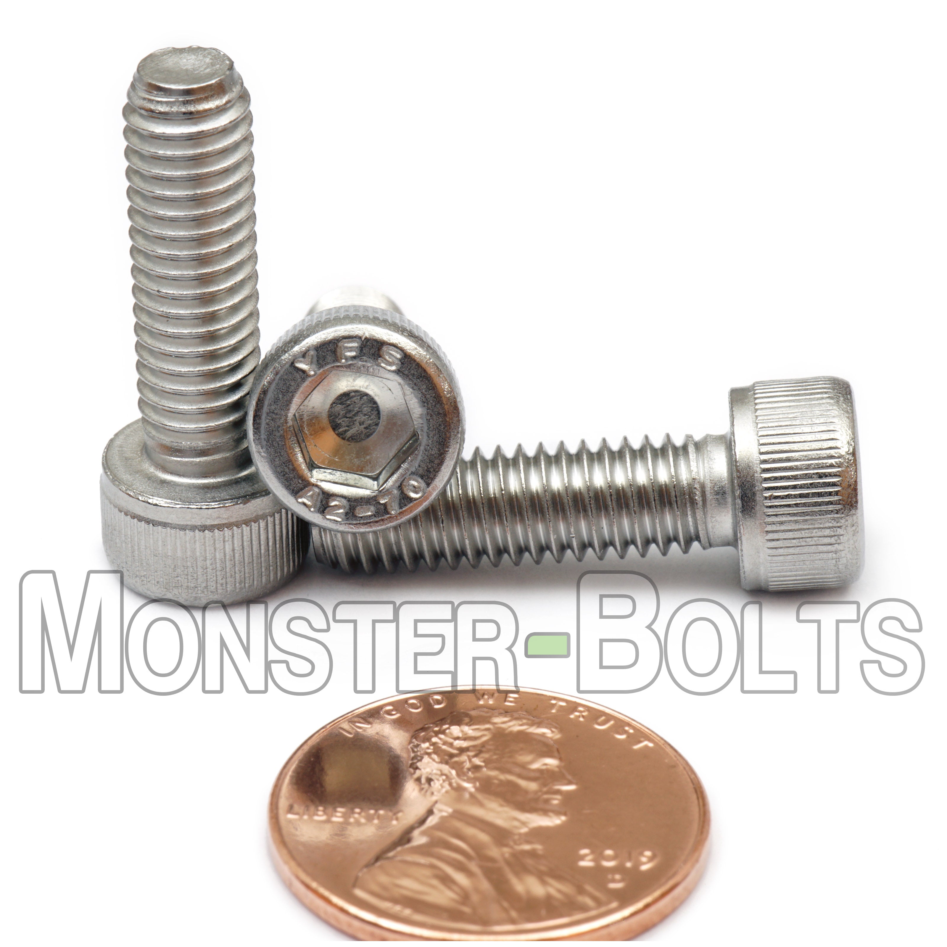 M6 Socket Head Cap screws, Stainless Steel A2 (18-8)