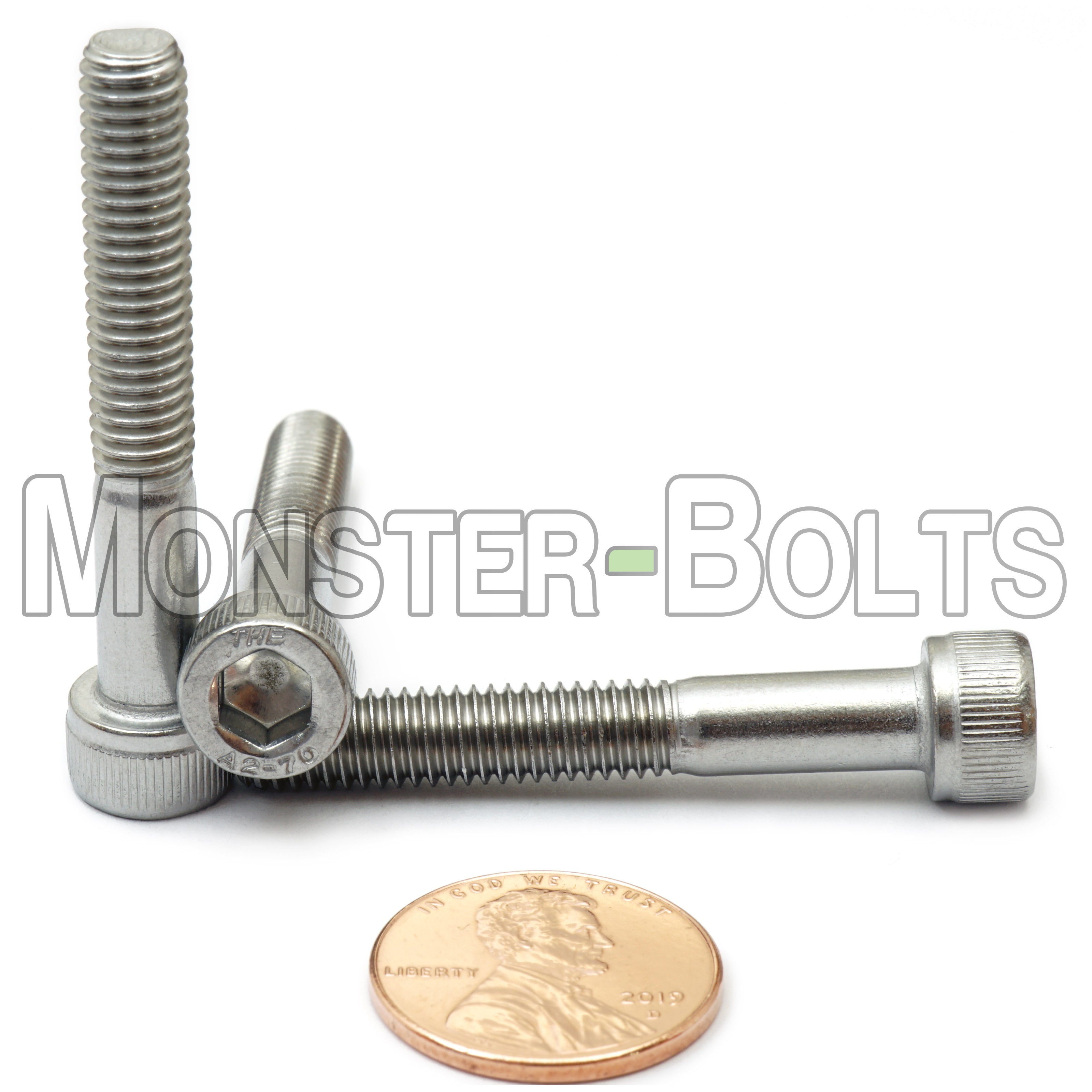 M6 Socket Head Cap screws, Stainless Steel A2 (18-8)